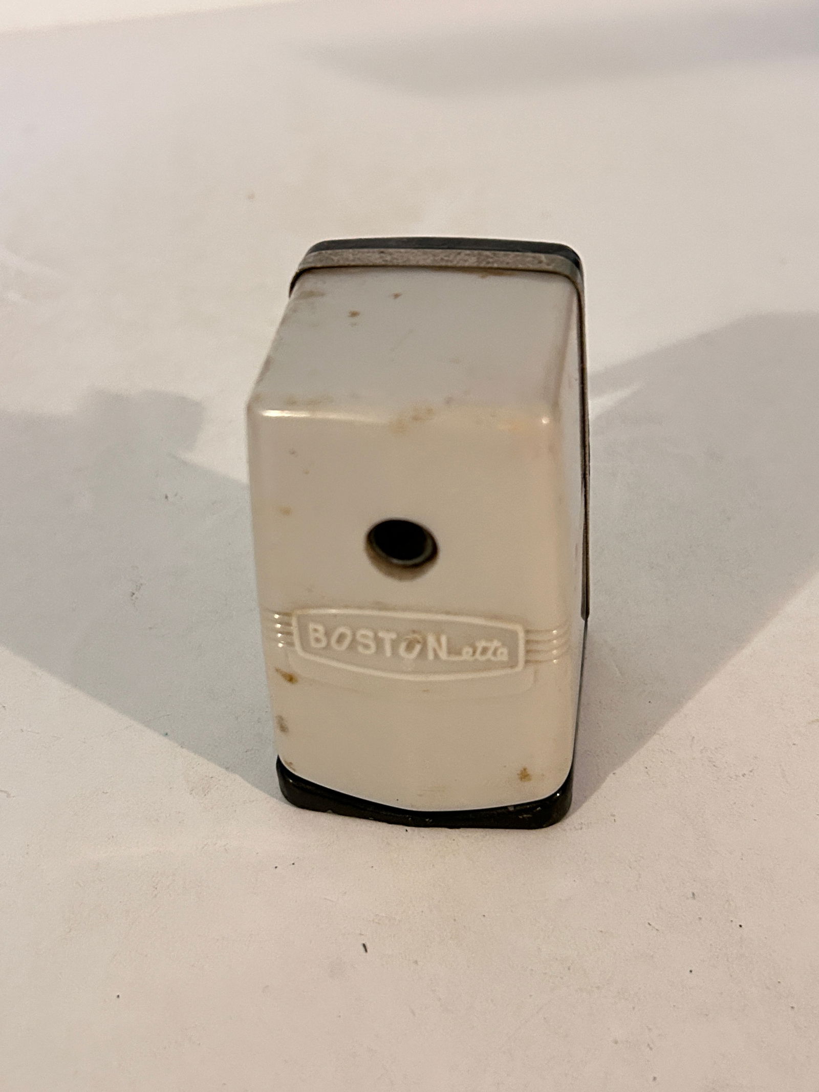 Vintage Boston Bostonette Manual Pencil Sharpener Desktop Dark Gray No Cracks (1 of 4)