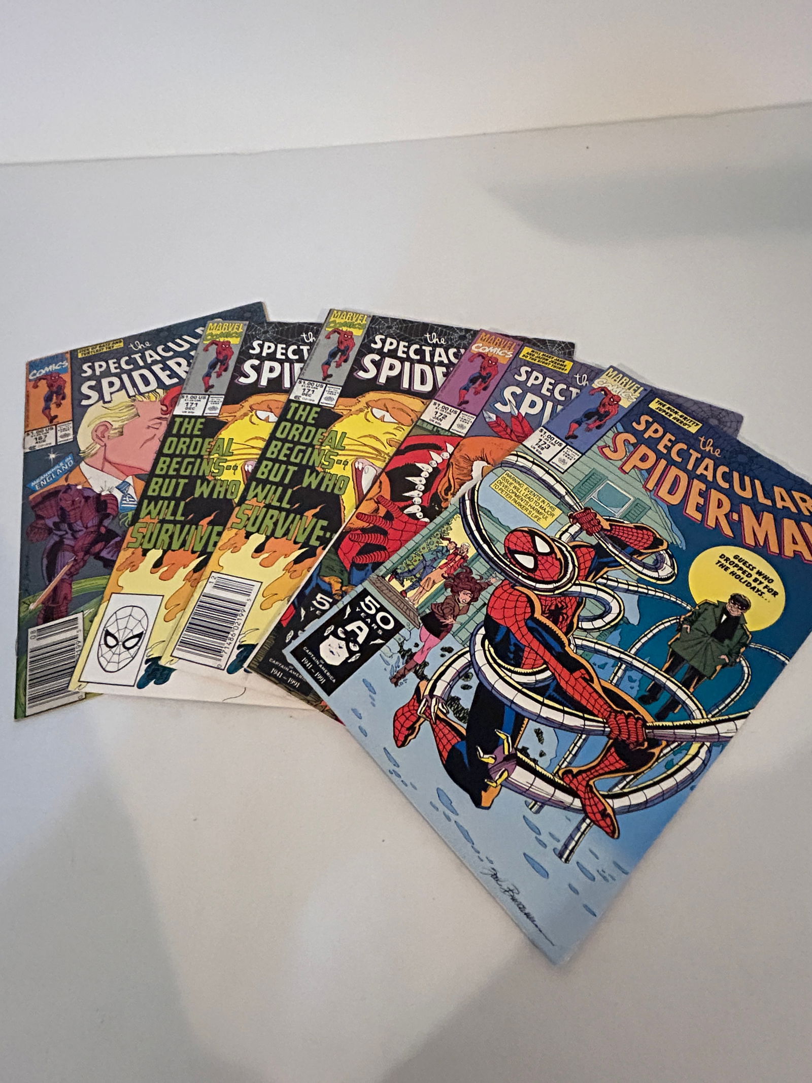 Vintage Lot Of 5 Spectacular Spider-Man Comic Books 173, 172, 171, 167, 170 (1 of 11)