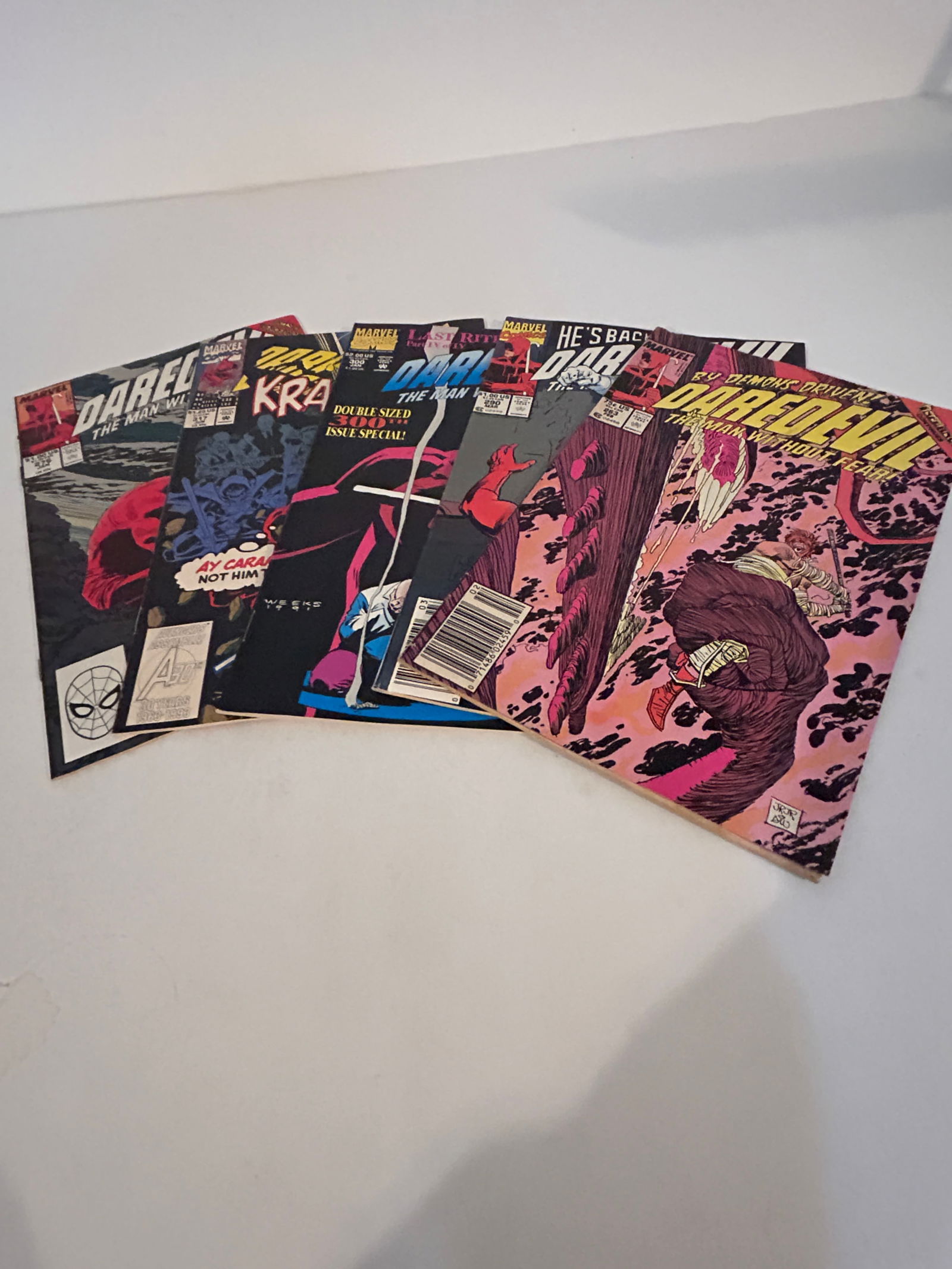 Vintage Lot Of 5 Daredevil Comic Books 263, 290, 300, 317, 276 (1 of 12)