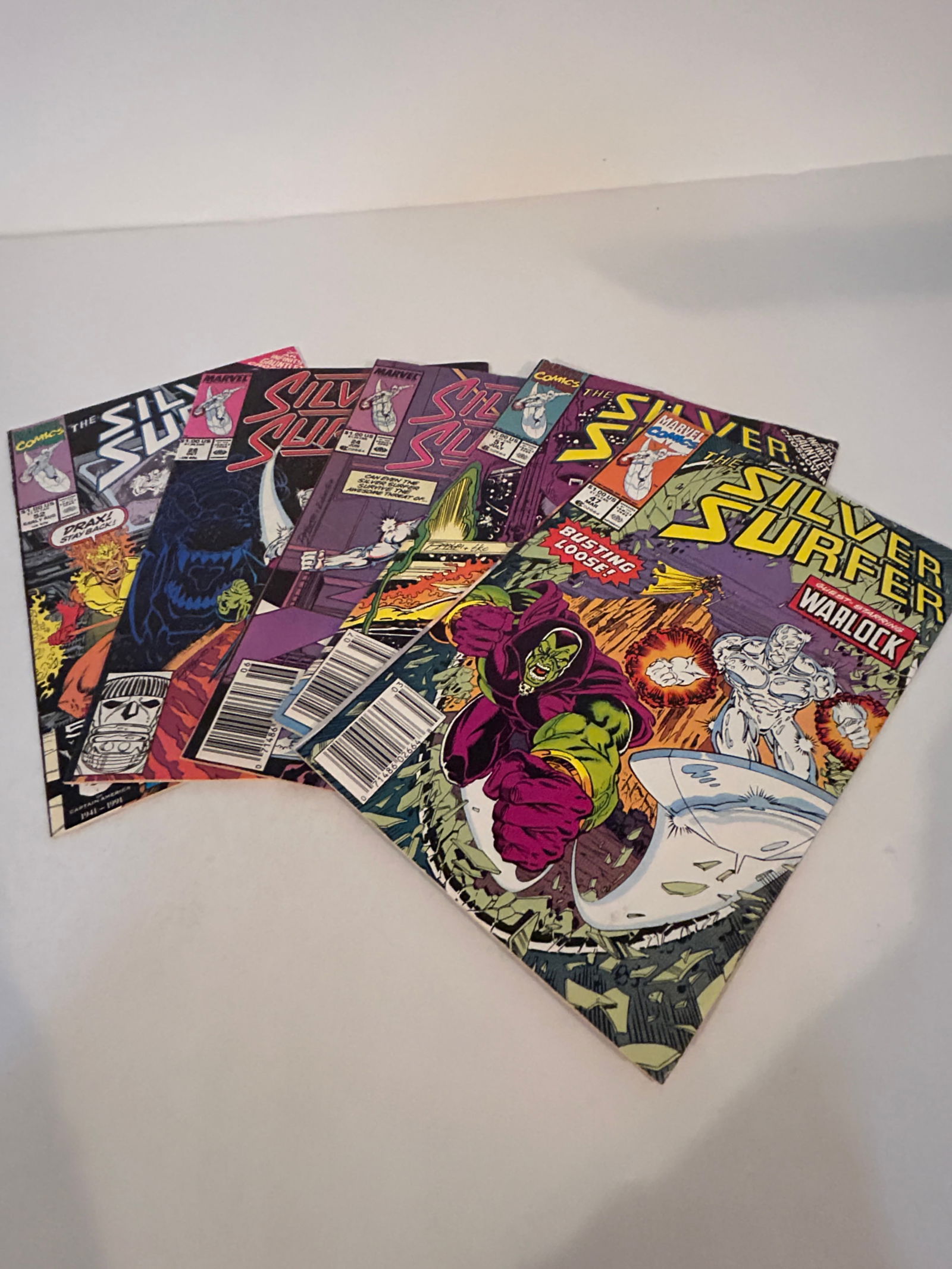 Vintage Lot Of 5 Silver Surfer Comic Books 47, 51, 24, 28, 52 (1 of 11)