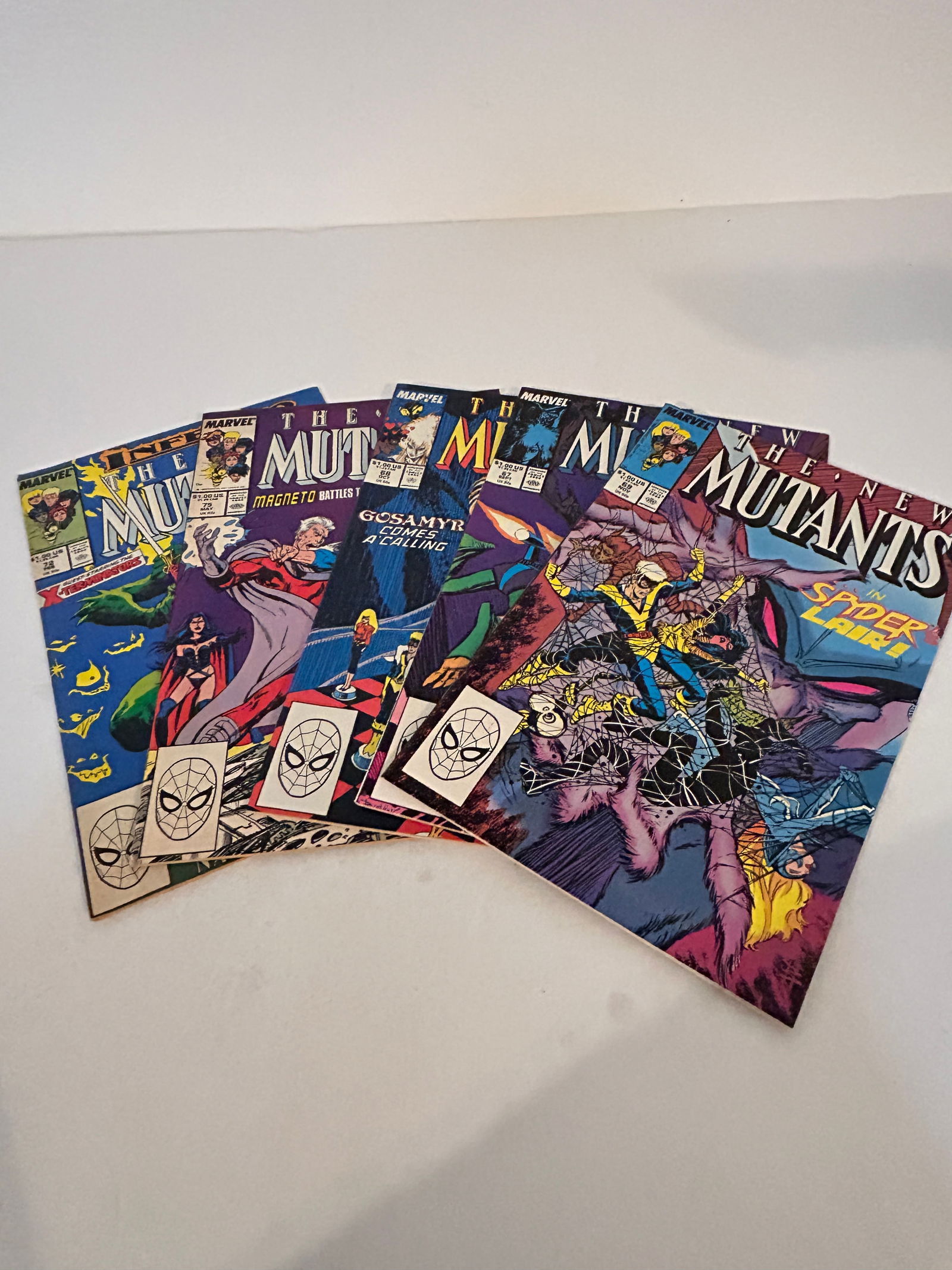 Vintage Lot Of 5 The New Mutants Comic Books 69, 67, 68, 75, 72 (1 of 11)