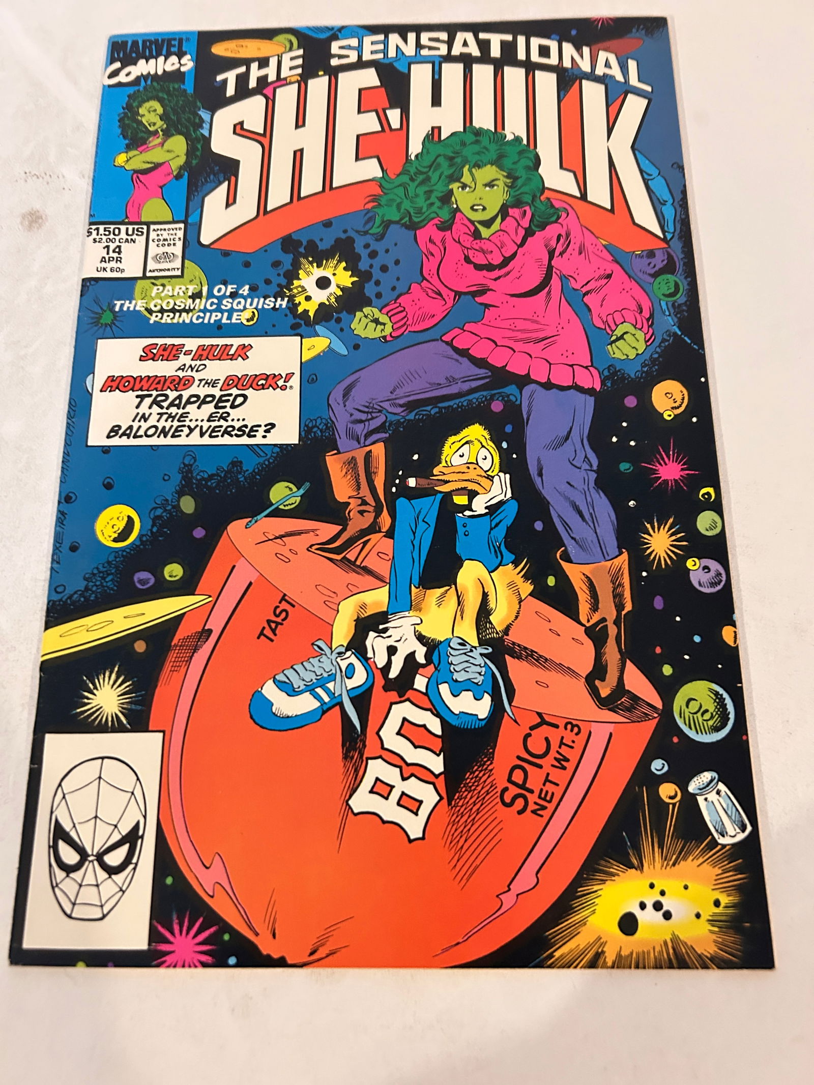 Vintage Comic Book The Sensational She Hulk # 14 (1 of 2)