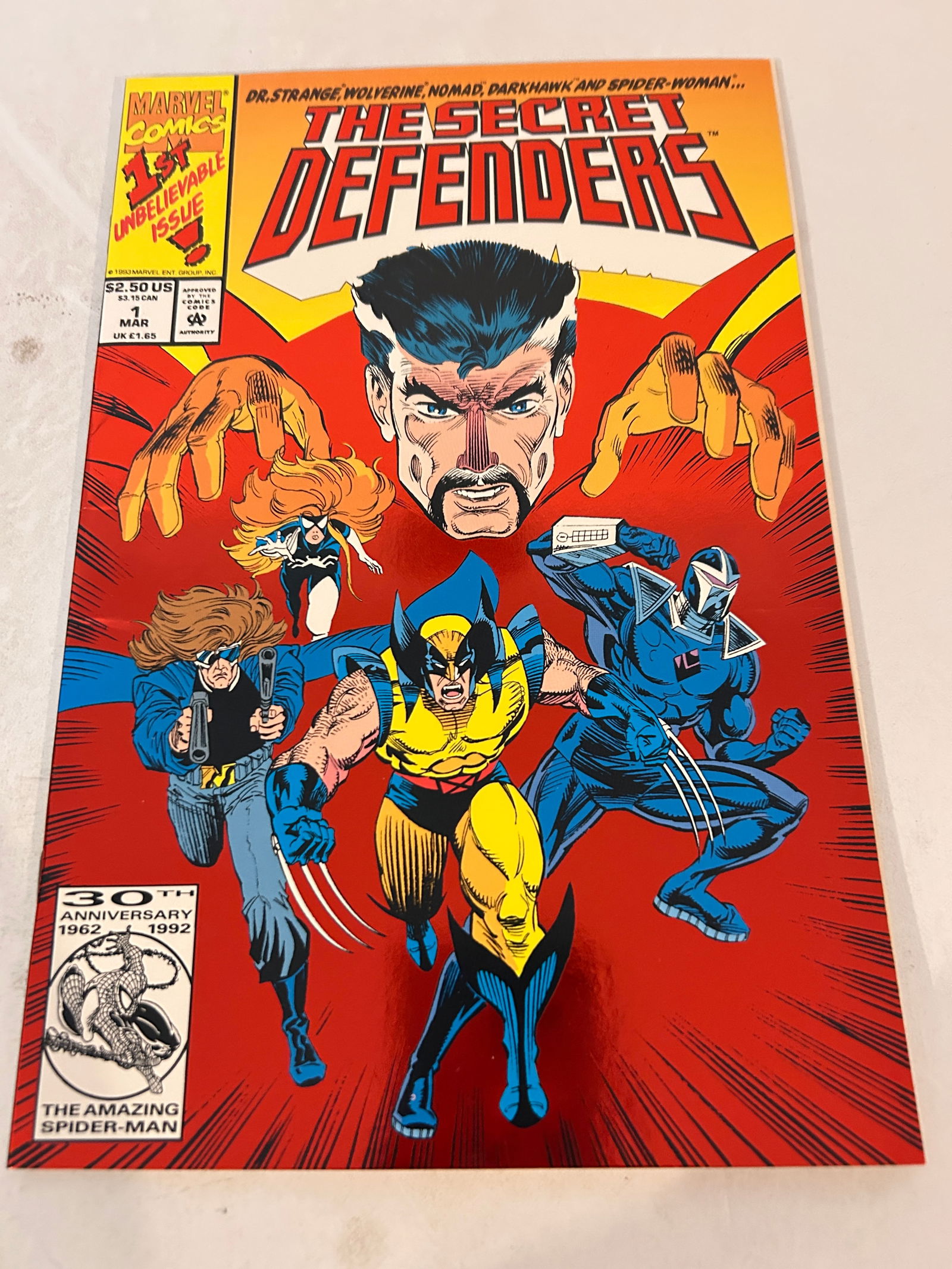 Vintage Comic Book the Secret Defenders # 1 (1 of 2)