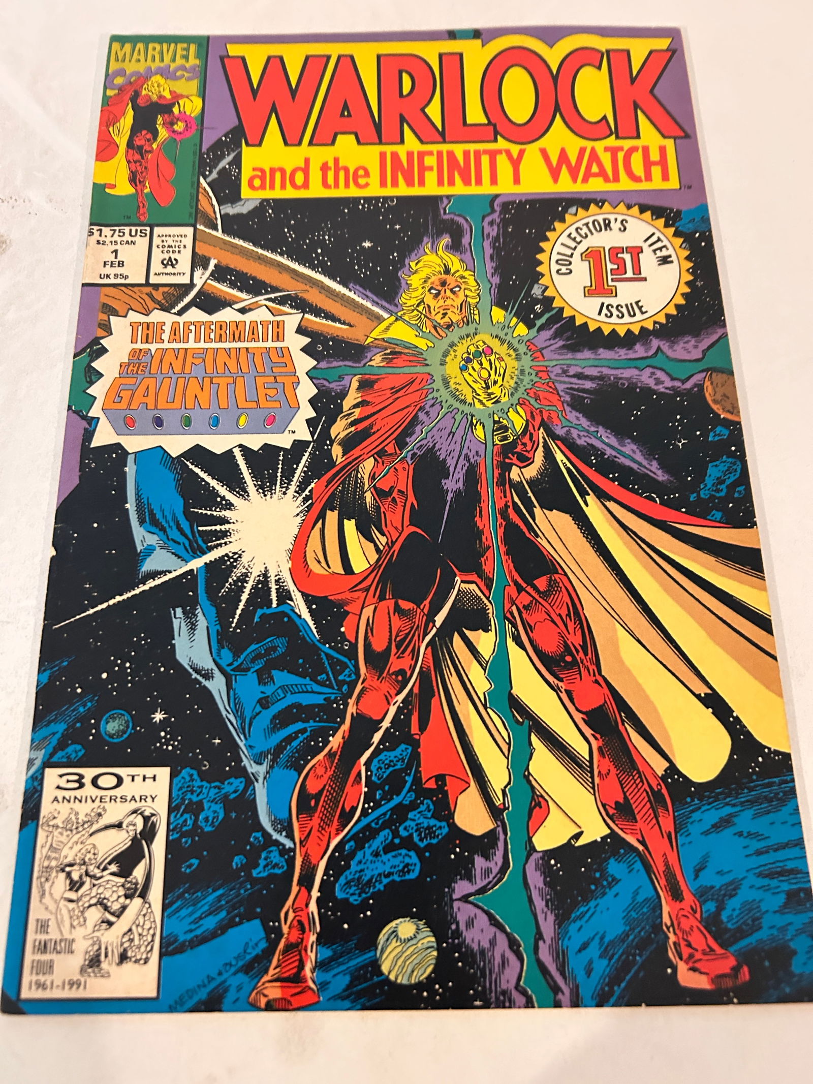 Vintage Comic Book Warlock # 1 (1 of 2)