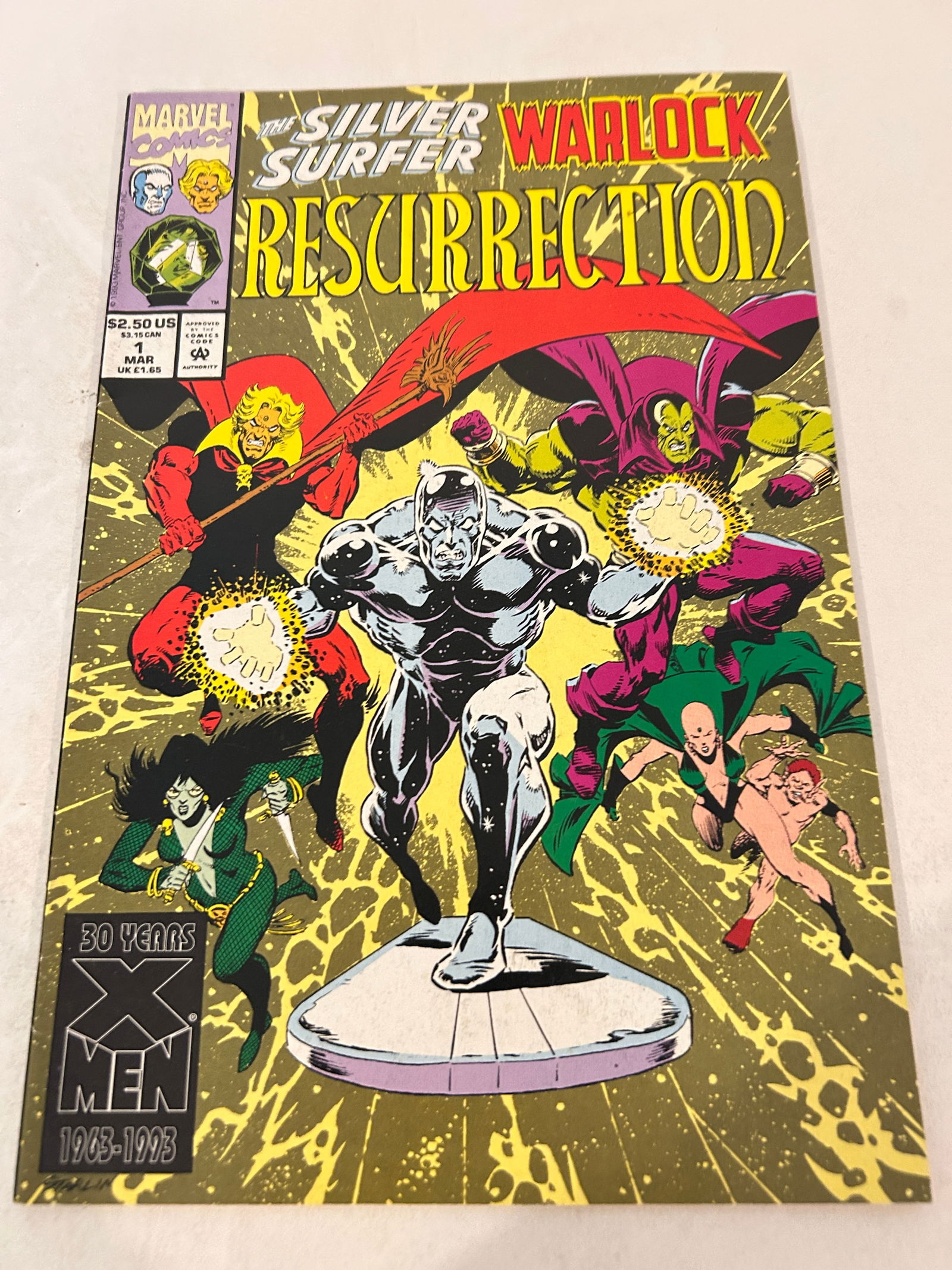 Vintage Comic Book the Silver Surfer Warlock Resurrection # 1 (1 of 2)