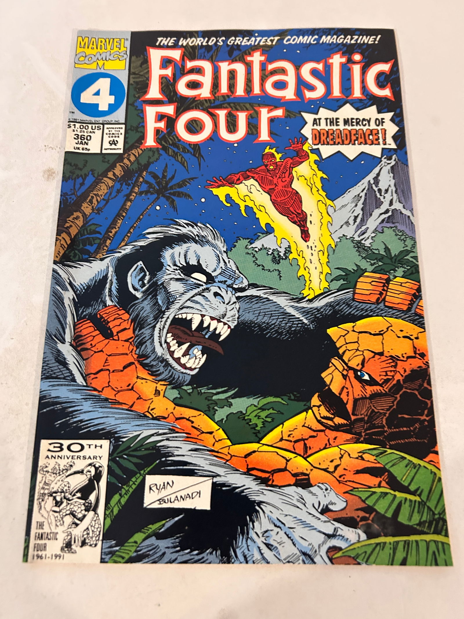 Vintage Comic Book Fantastic Four # 360 (1 of 2)