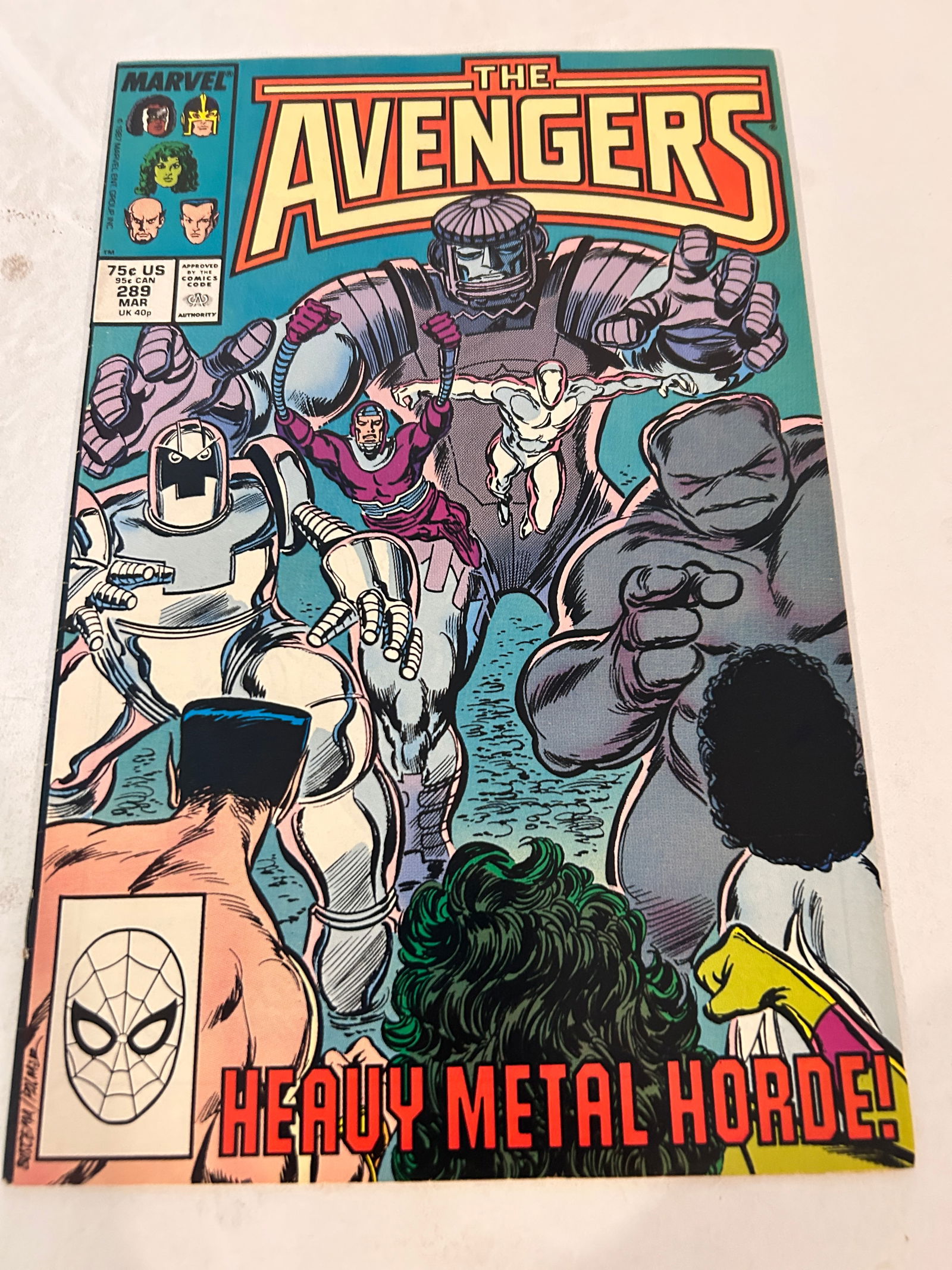 Vintage Comic Book the Avengers # 289 (1 of 2)