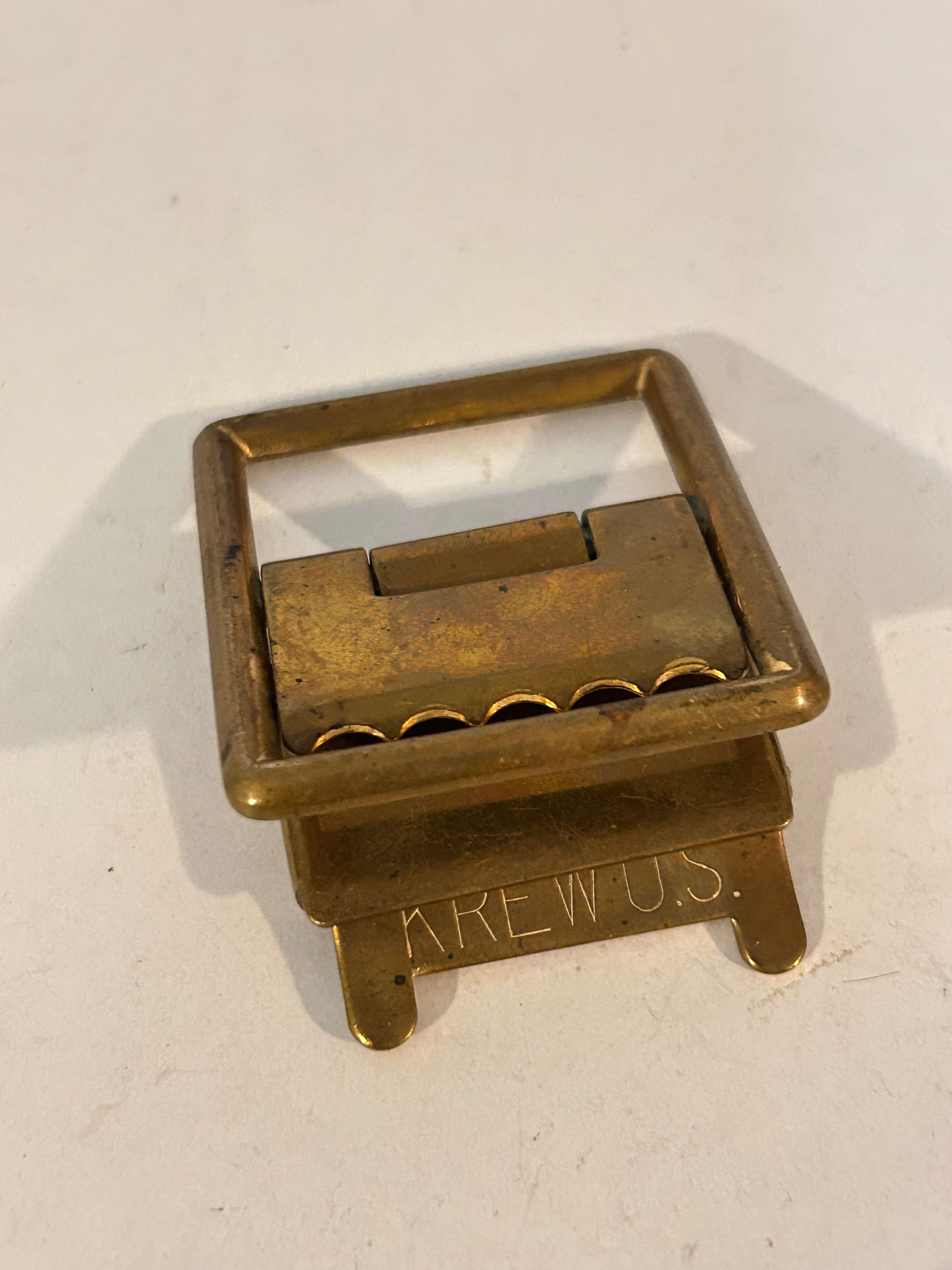 Officers Equipment Company – US Marine Corps Brass Belt Buckle (1 of 4)