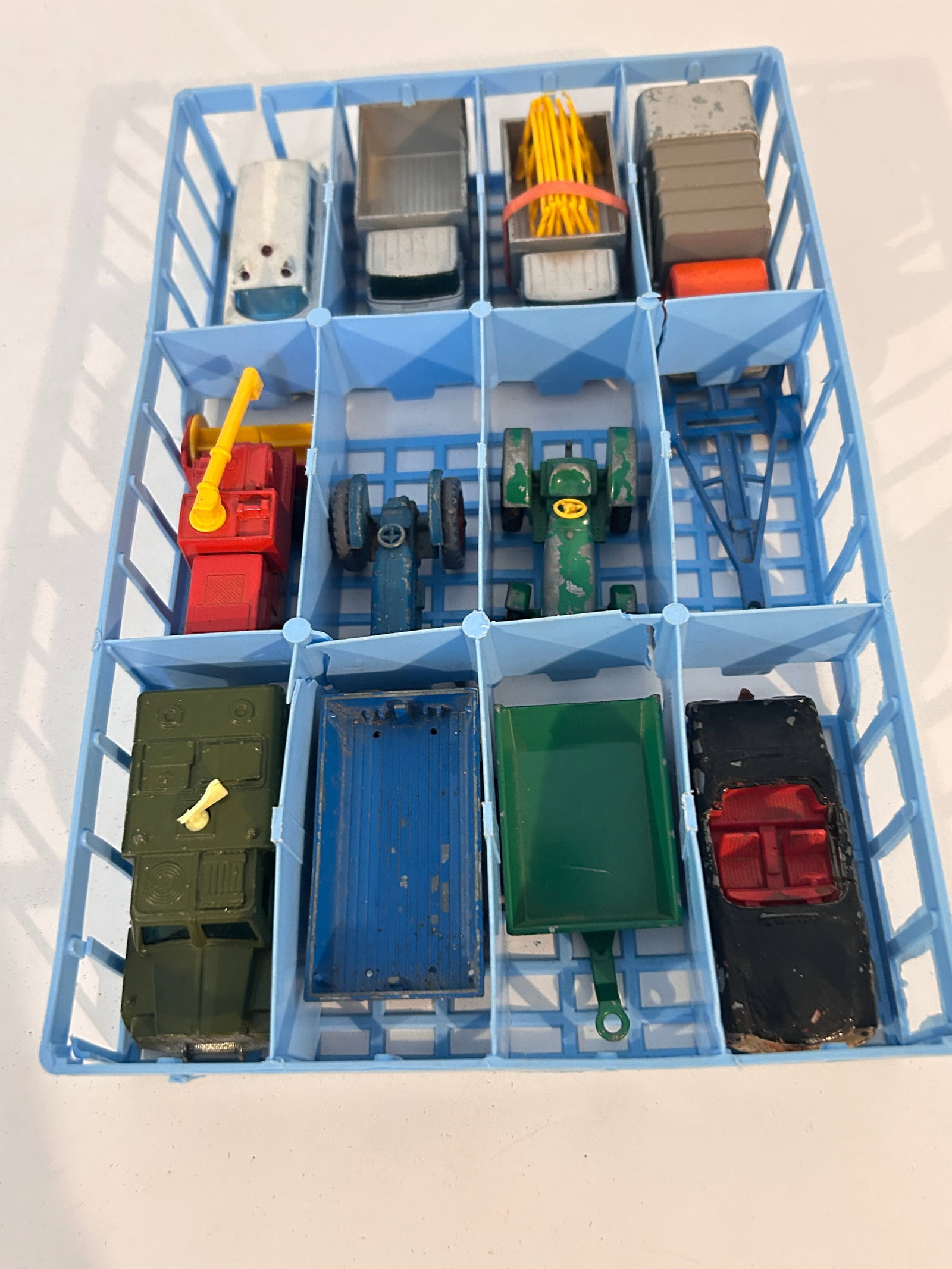 Vintage Lot of 12 Matchbox Cast Iron Toy Cars (1 of 4)