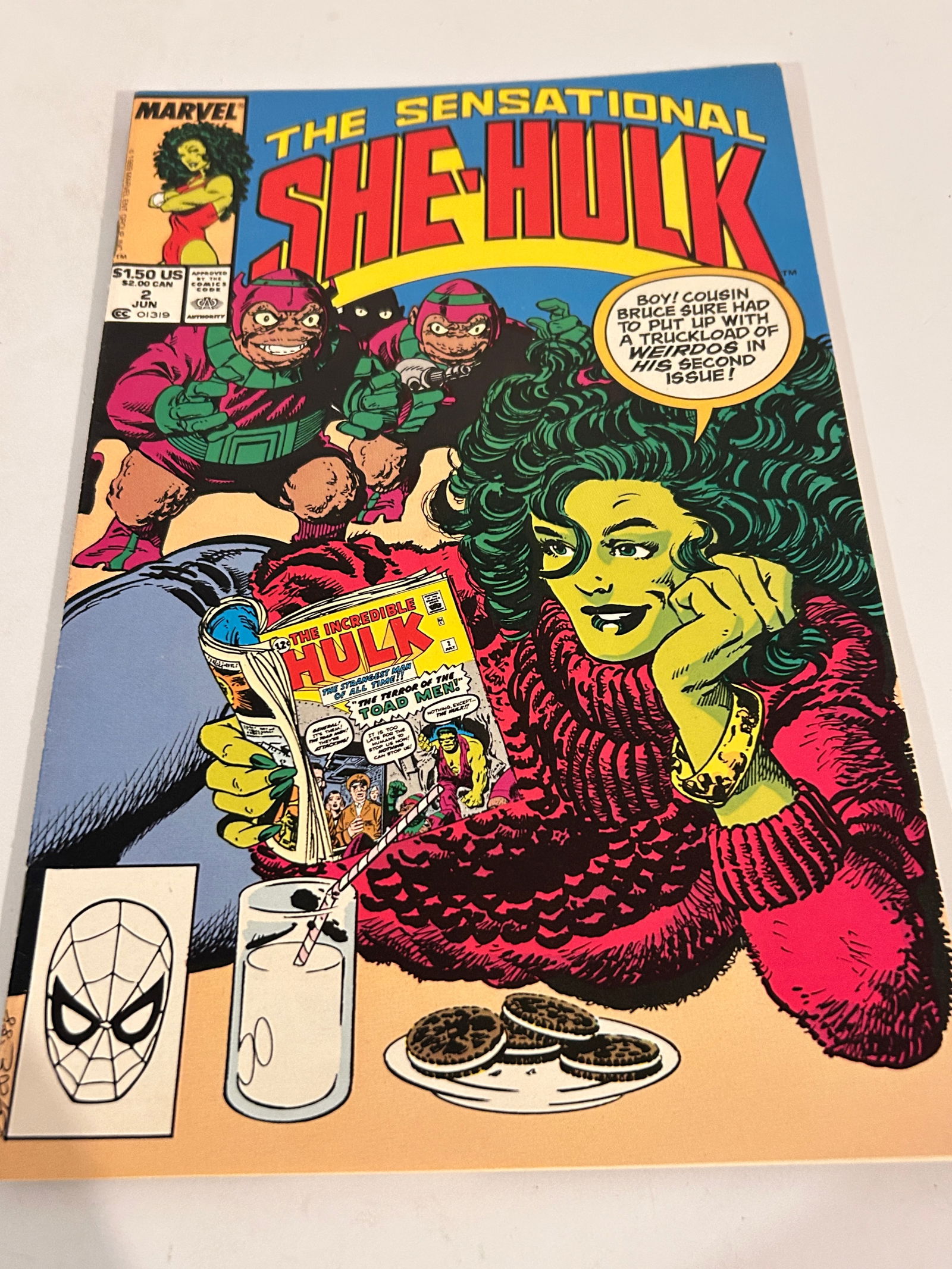 Vintage Comic Book the Sensational She Hulk # 2 (1 of 3)