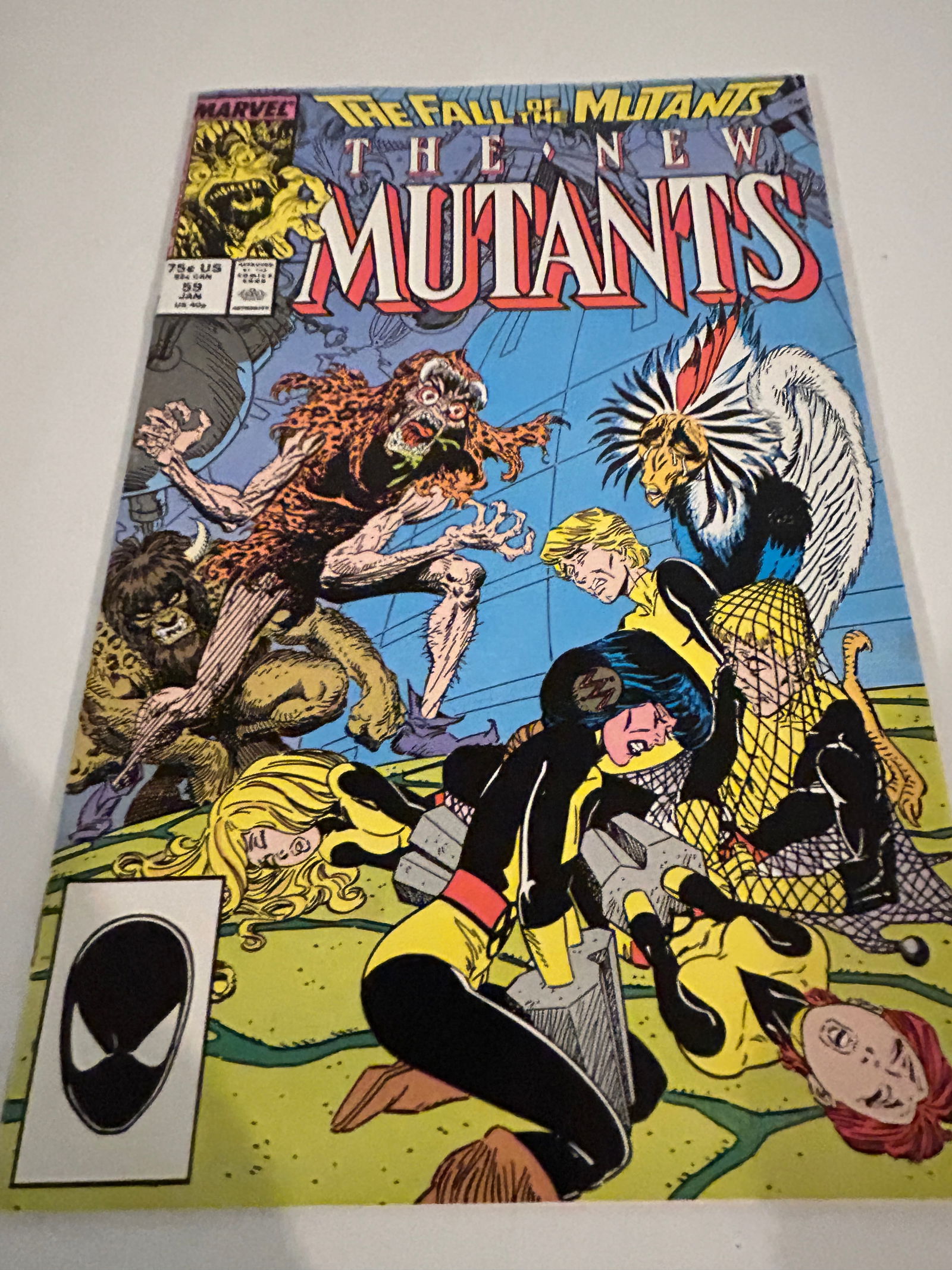 Vintage Comic Book The New Mutants # 59 (1 of 3)