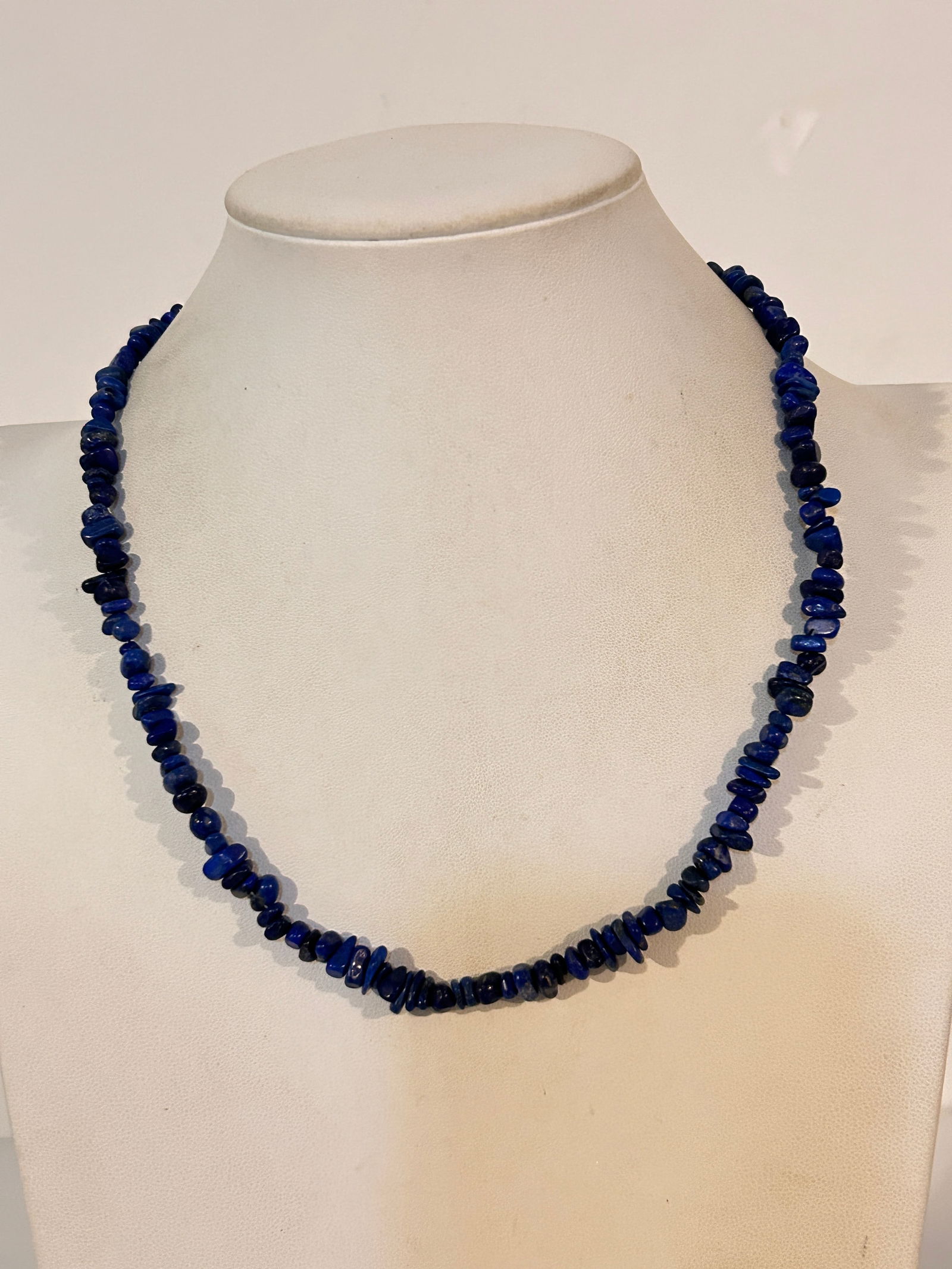 DTR Jay King Sterling Silver Lapis Beaded Necklace 20" (1 of 5)