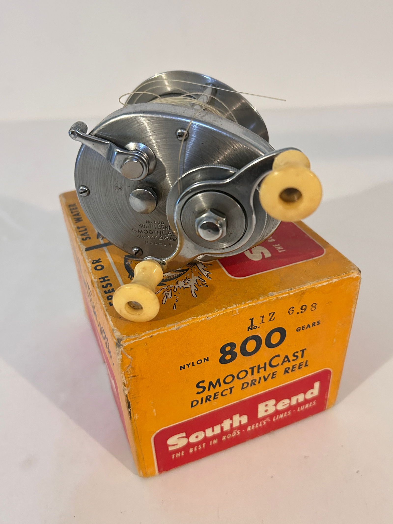 Vtg South Bend 800 Fishing Reel Box Key (1 of 8)