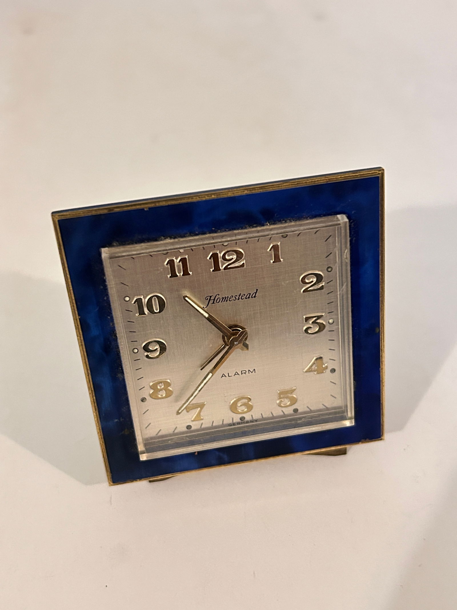 vintage Homestead alarm clock made in Germany working (1 of 5)