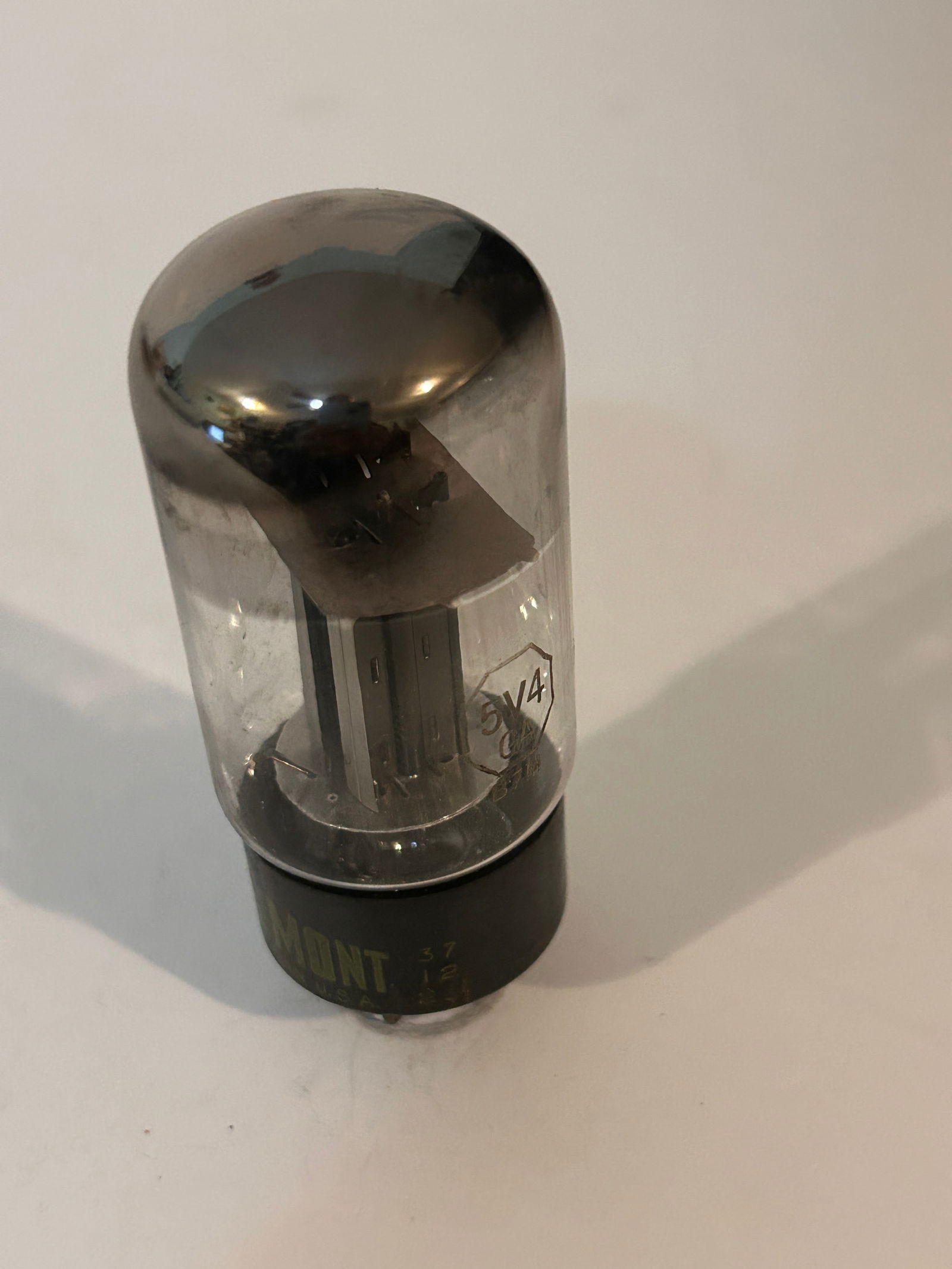 Vintage 5v4ga Vacuum Dumont Tube Tested: Vintage 5v4ga Vacuum Dumont Tube Tested Please view all photos as they are part of the description and condition of this Item, Feel free to contact me with questions or picture requests! Used Item AS