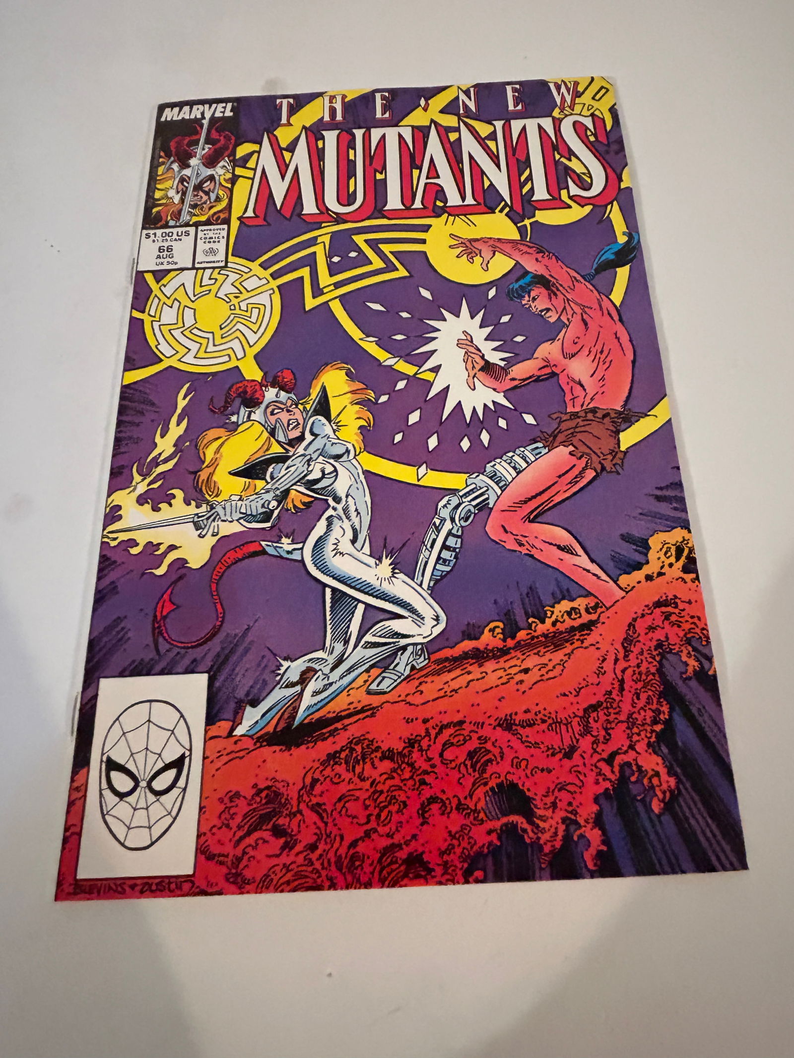 Vintage Comic Book the New Mutants # 66 (1 of 2)