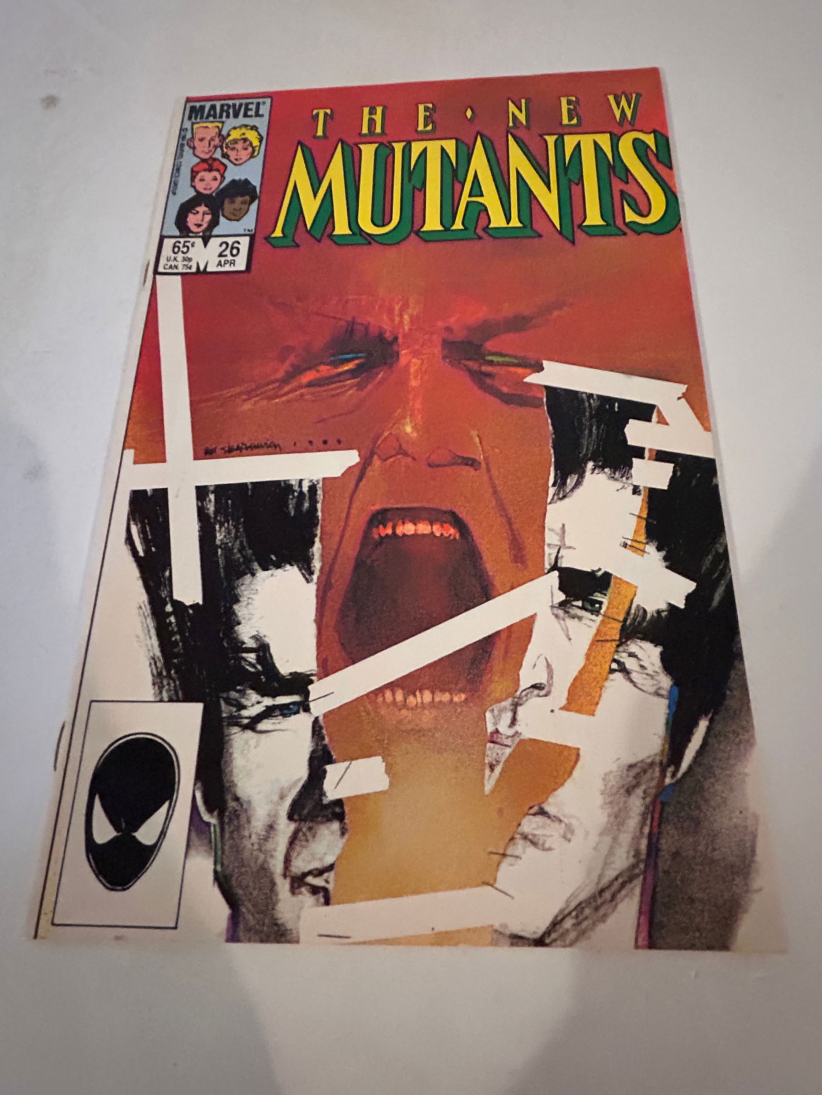 Vintage Comic Book the New Mutants # 26 (1 of 2)