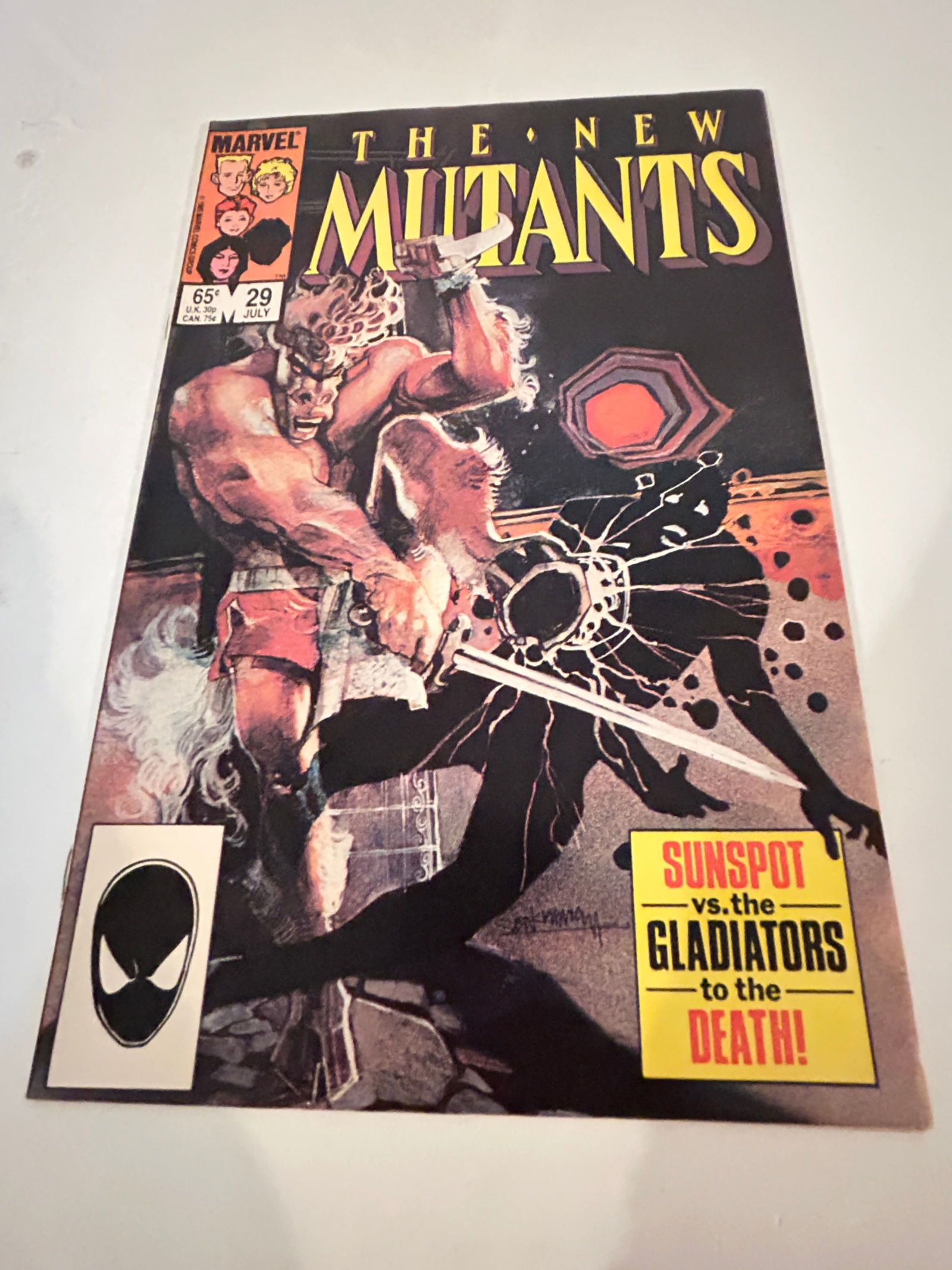 Vintage Comic Book the New Mutants # 29 (1 of 2)