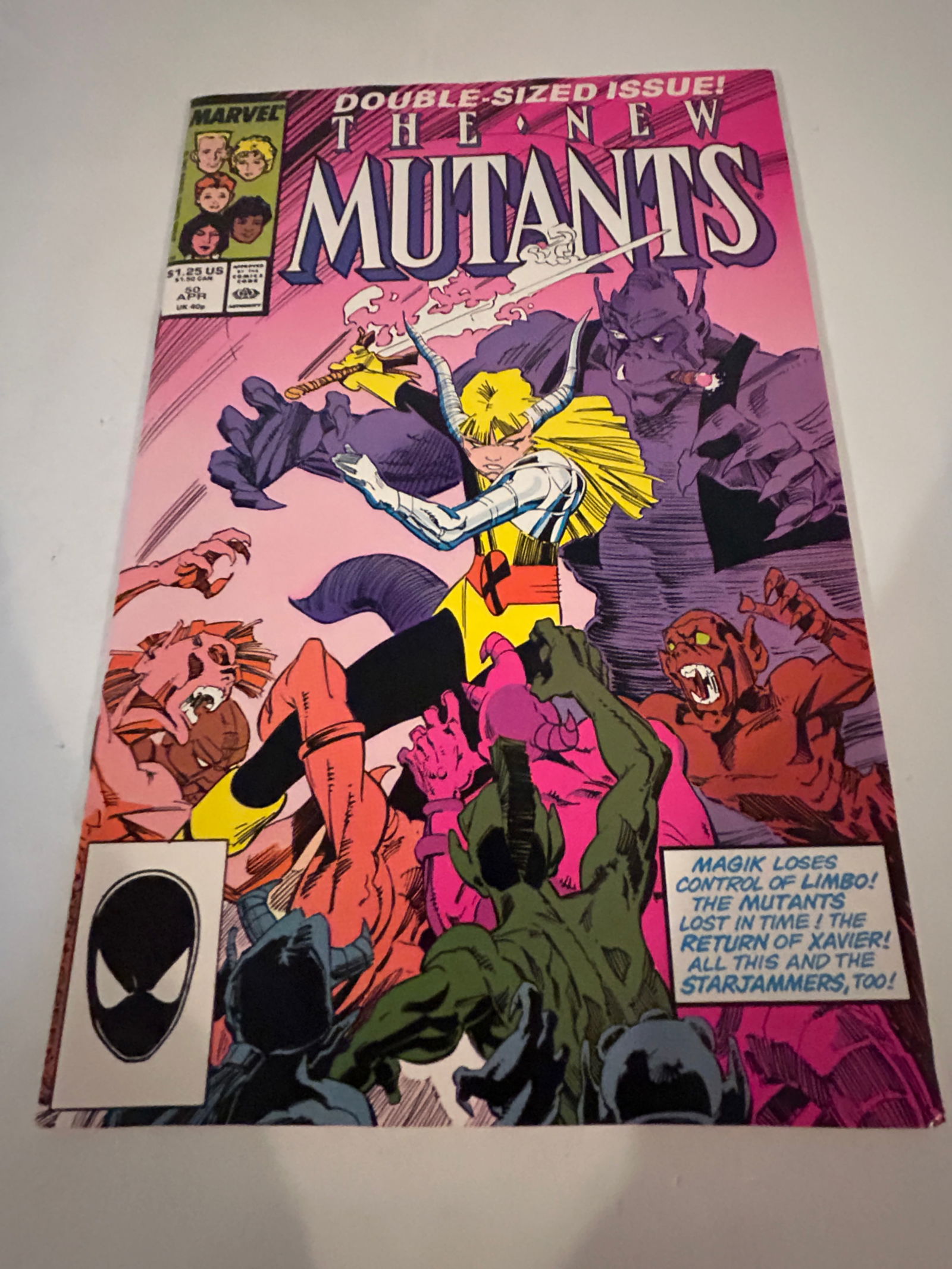Vintage Comic Book the New Mutants # 50 (1 of 2)