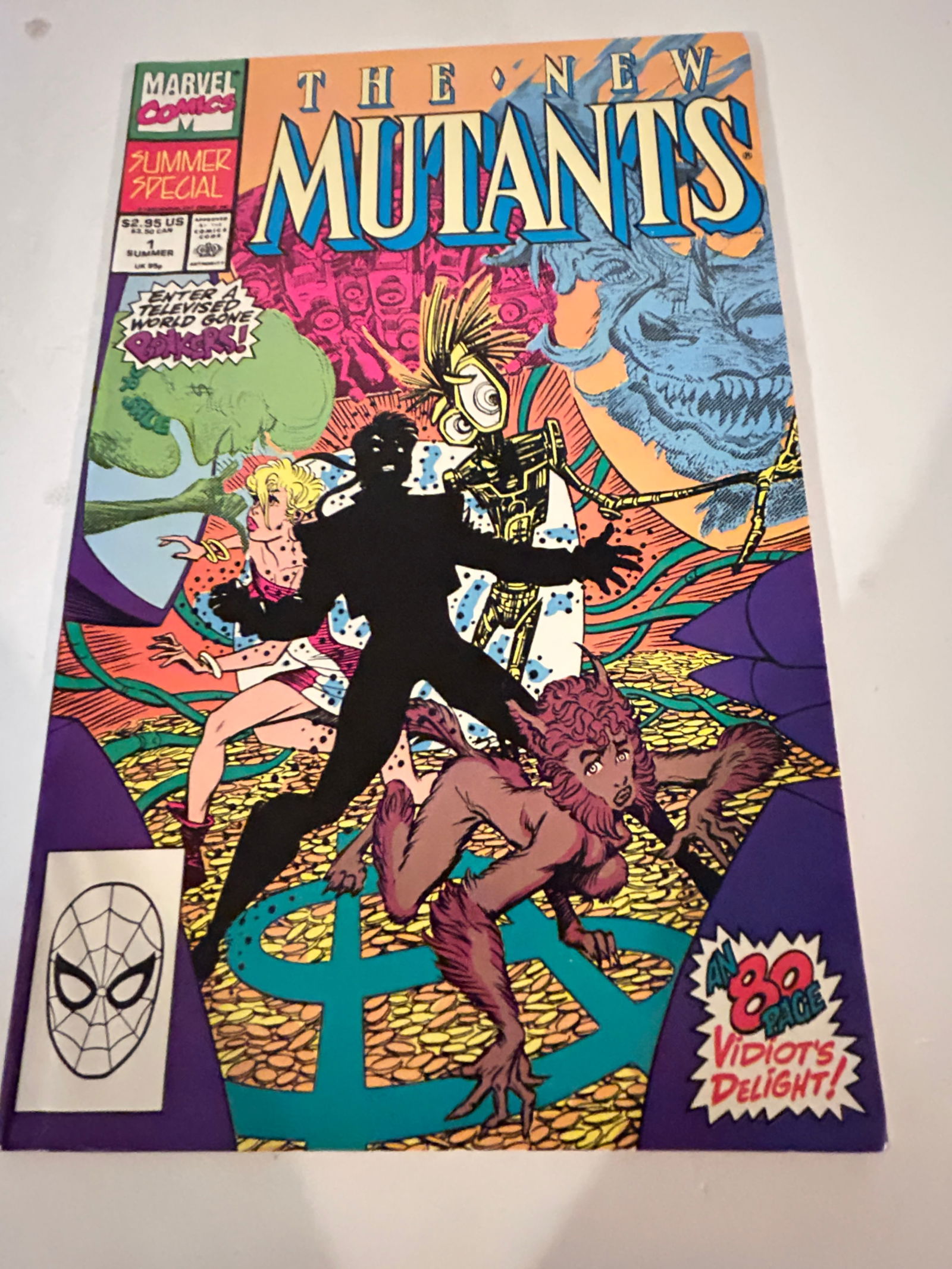 Vintage Comic Book the New Mutants # 1 Summwr Special (1 of 2)