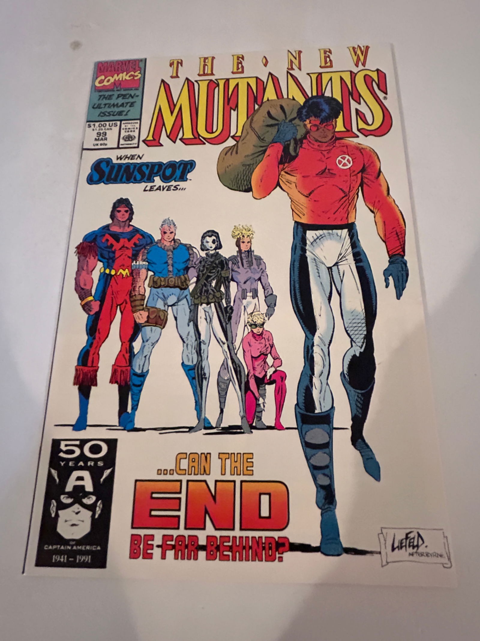 Vintage Comic Book the New Mutants # 99 (1 of 2)
