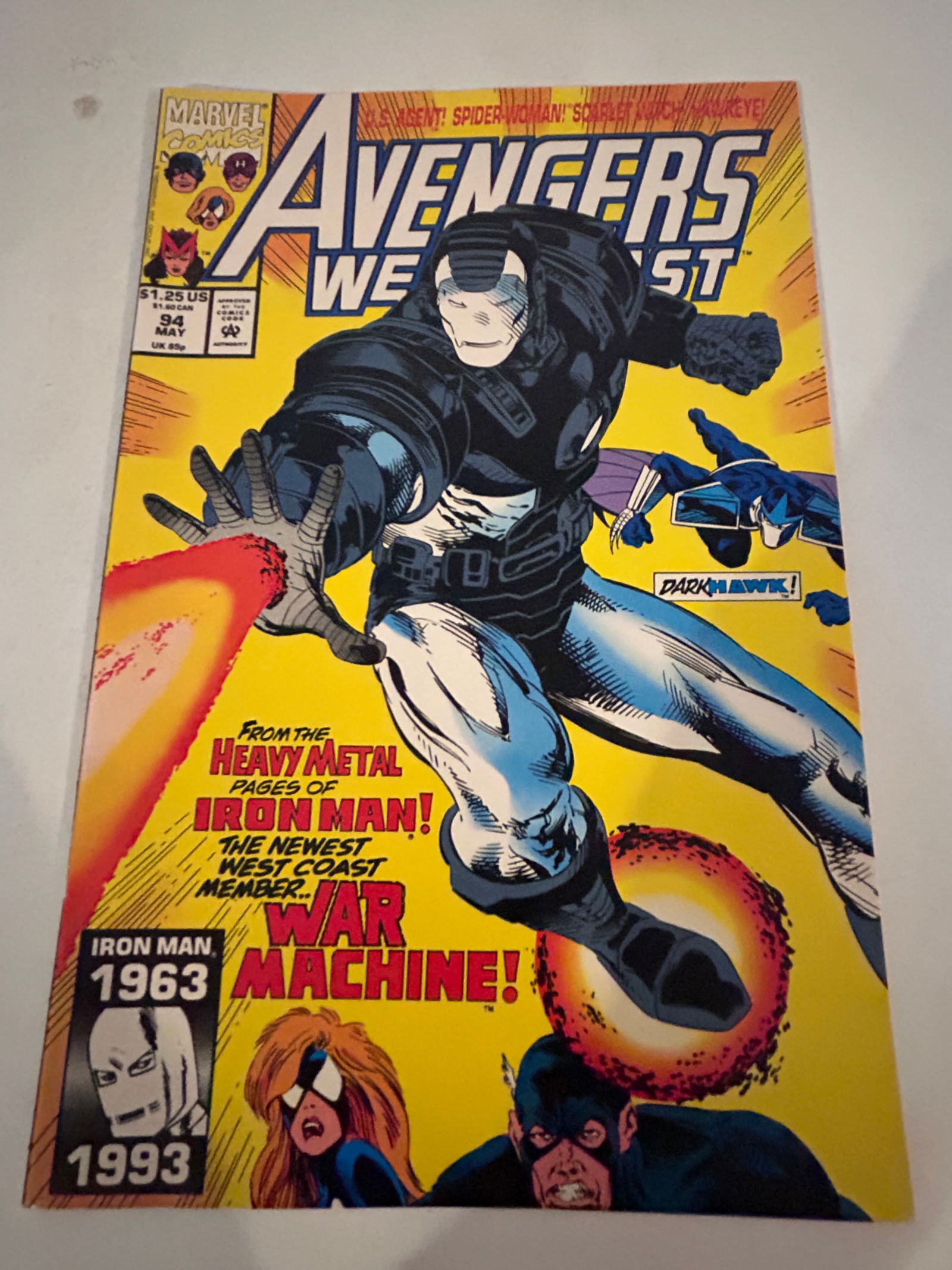 Vintage Comic Book Avengers West Coast # 94 (1 of 2)