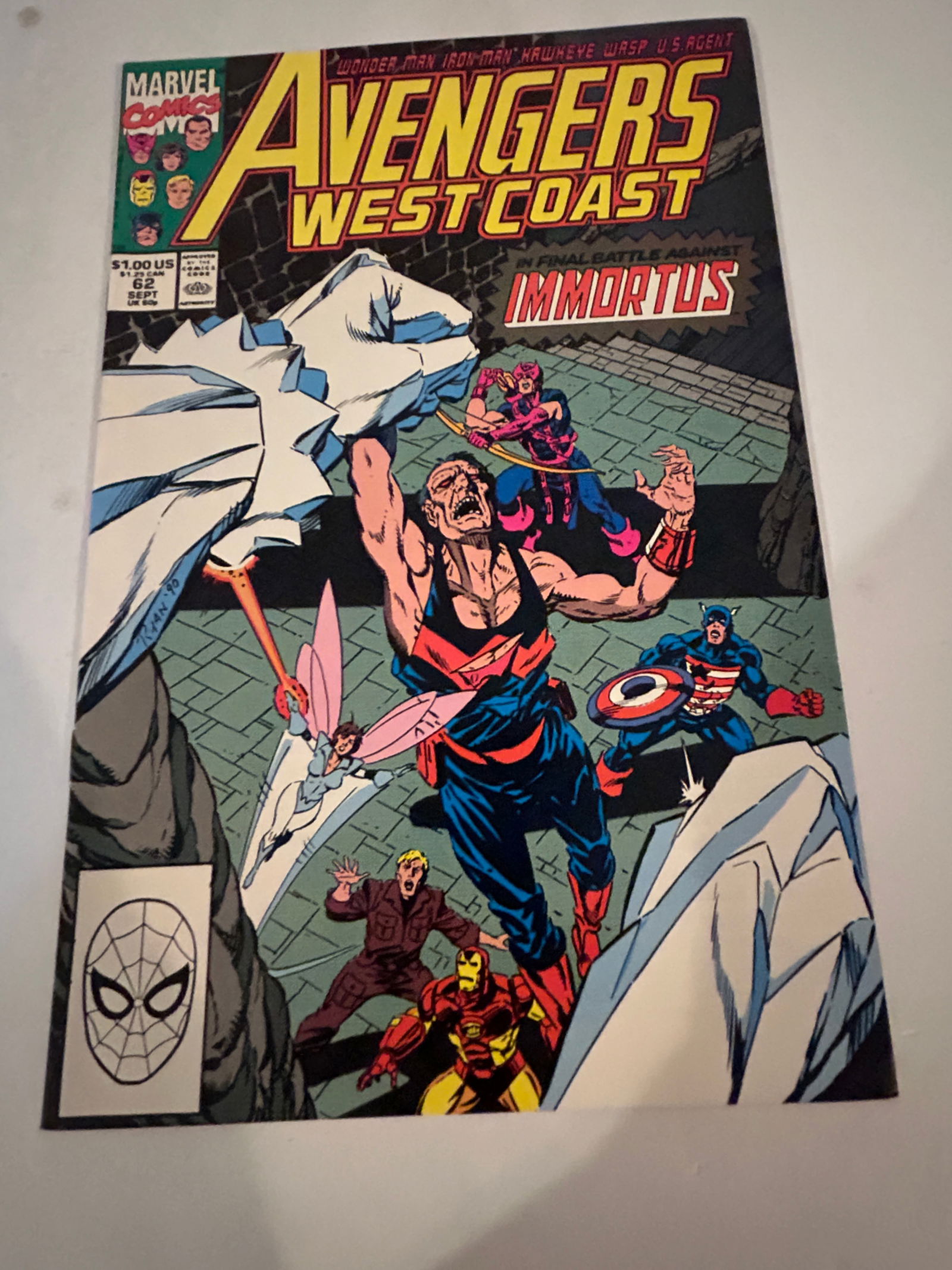 Vintage Comic Book Avengers West Coast # 62 (1 of 2)