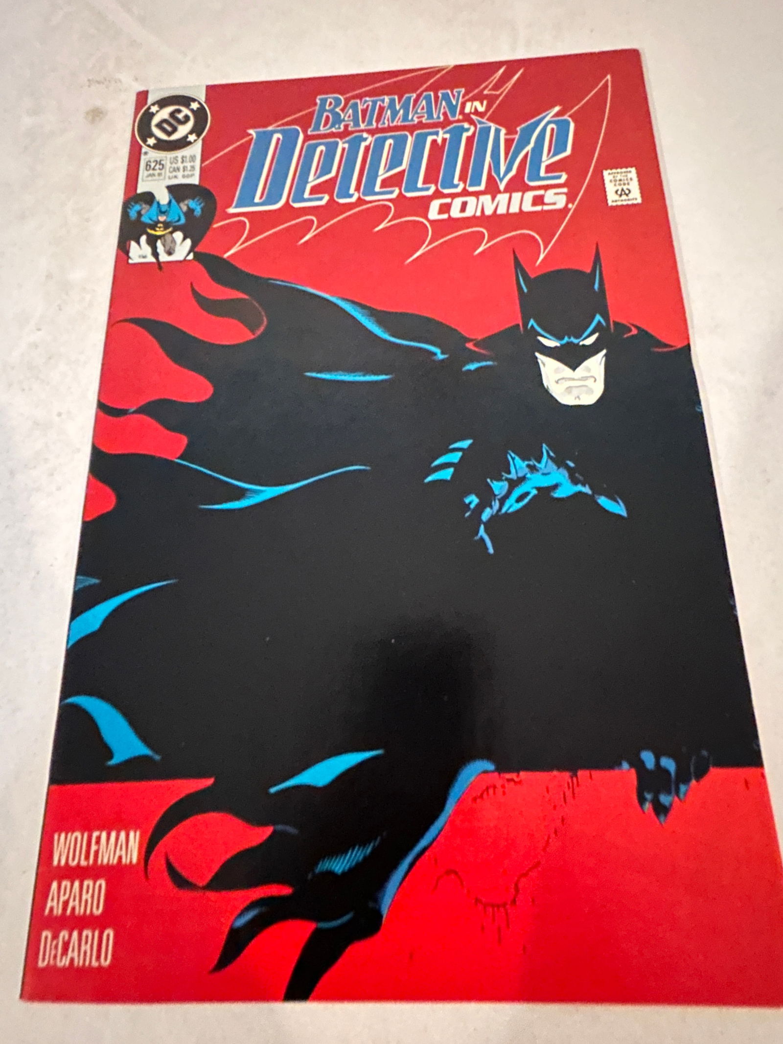 Vintage Comic Book Batman Detective Comics # 625 (1 of 2)