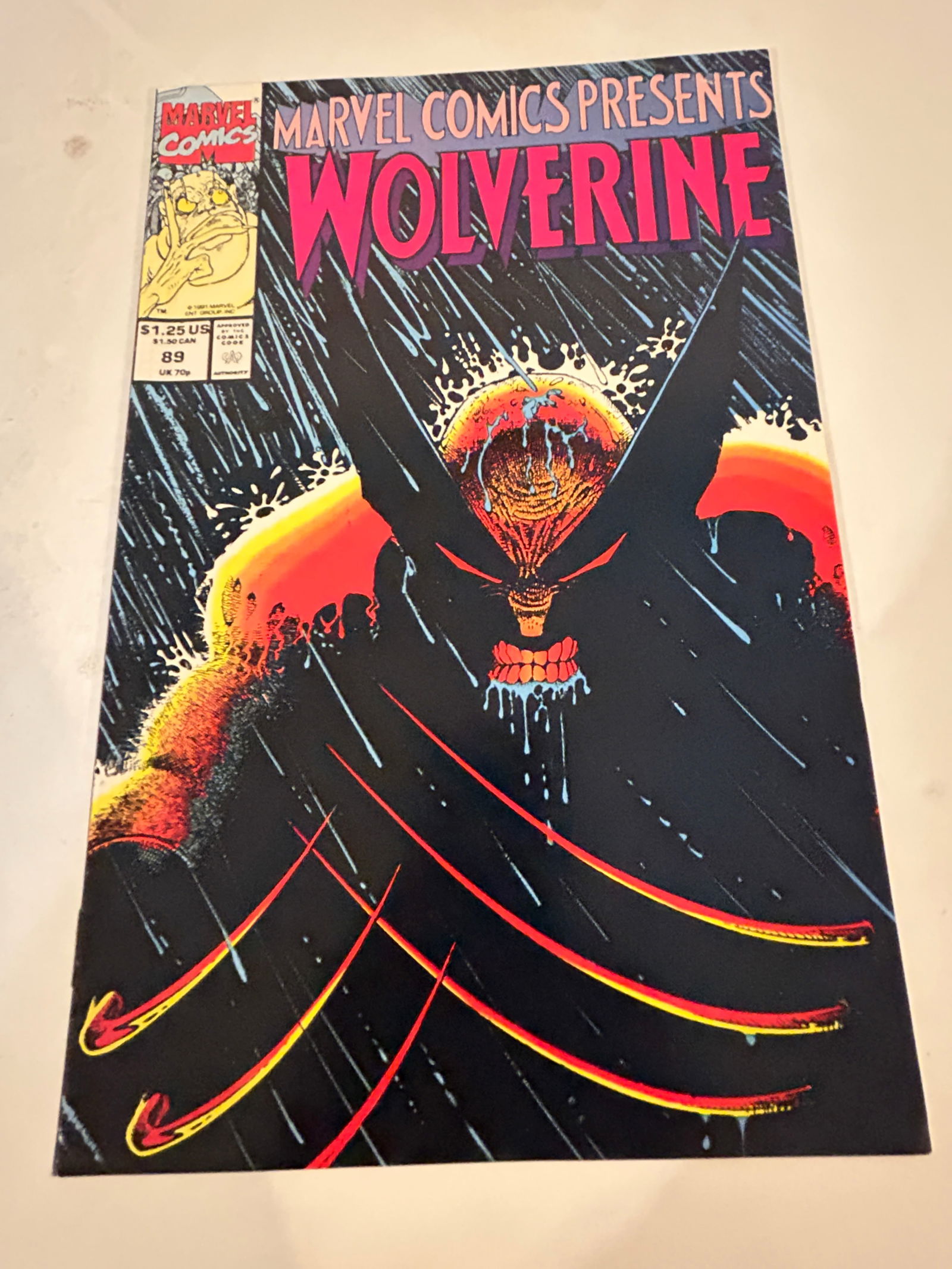 Vintage Comic Book Marvel Comics Presents # 89 Wolverine (1 of 2)