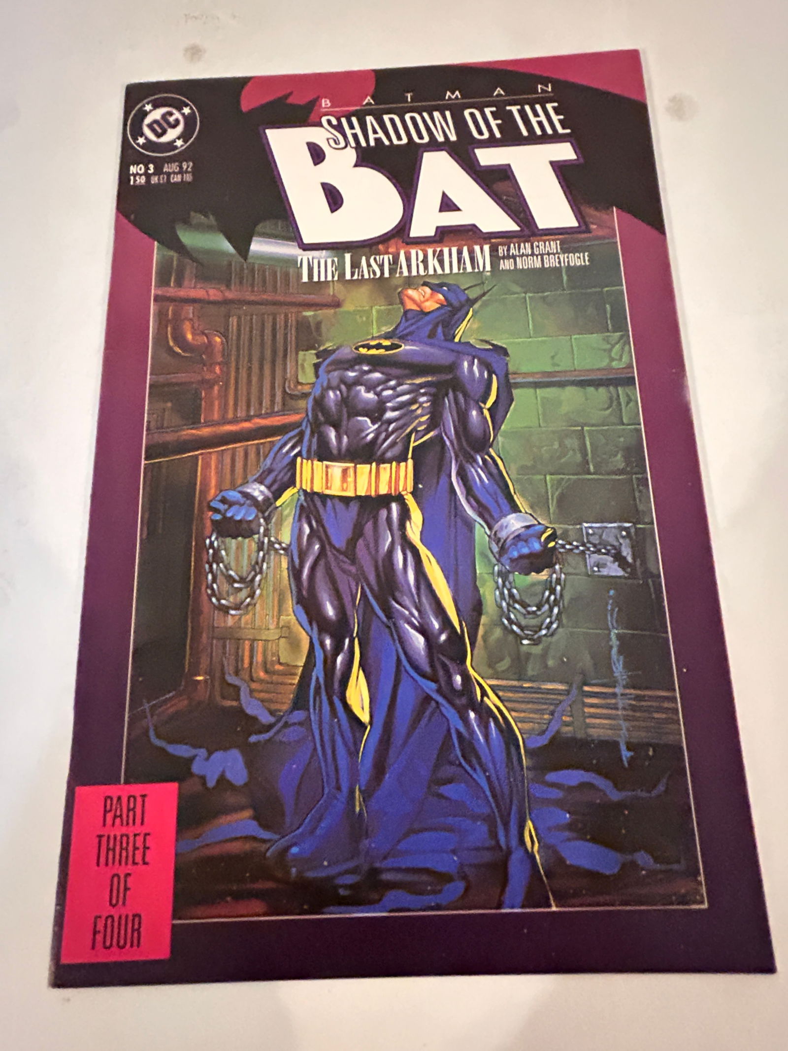 Vintage Comic Book Shadow of The Bat # 3 (1 of 2)