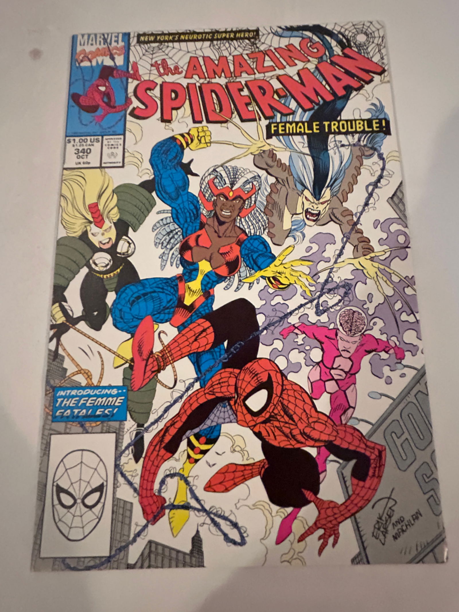 Vintage Comic Book the Amazing Spider-Man # 340 (1 of 2)