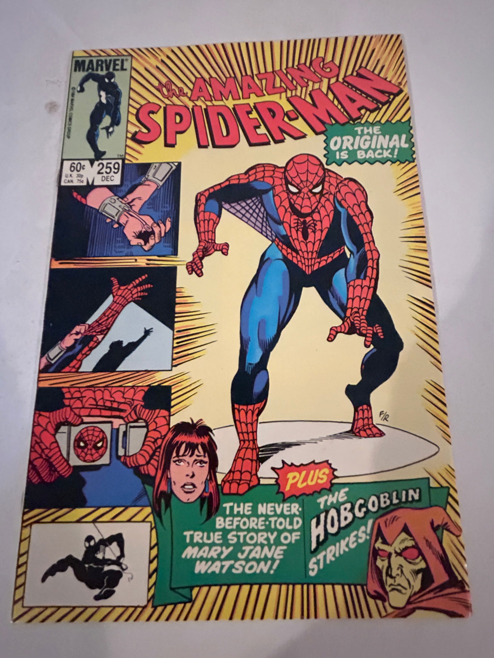 Vintage Comic Book the Amazing Spider-Man # 259 (1 of 2)