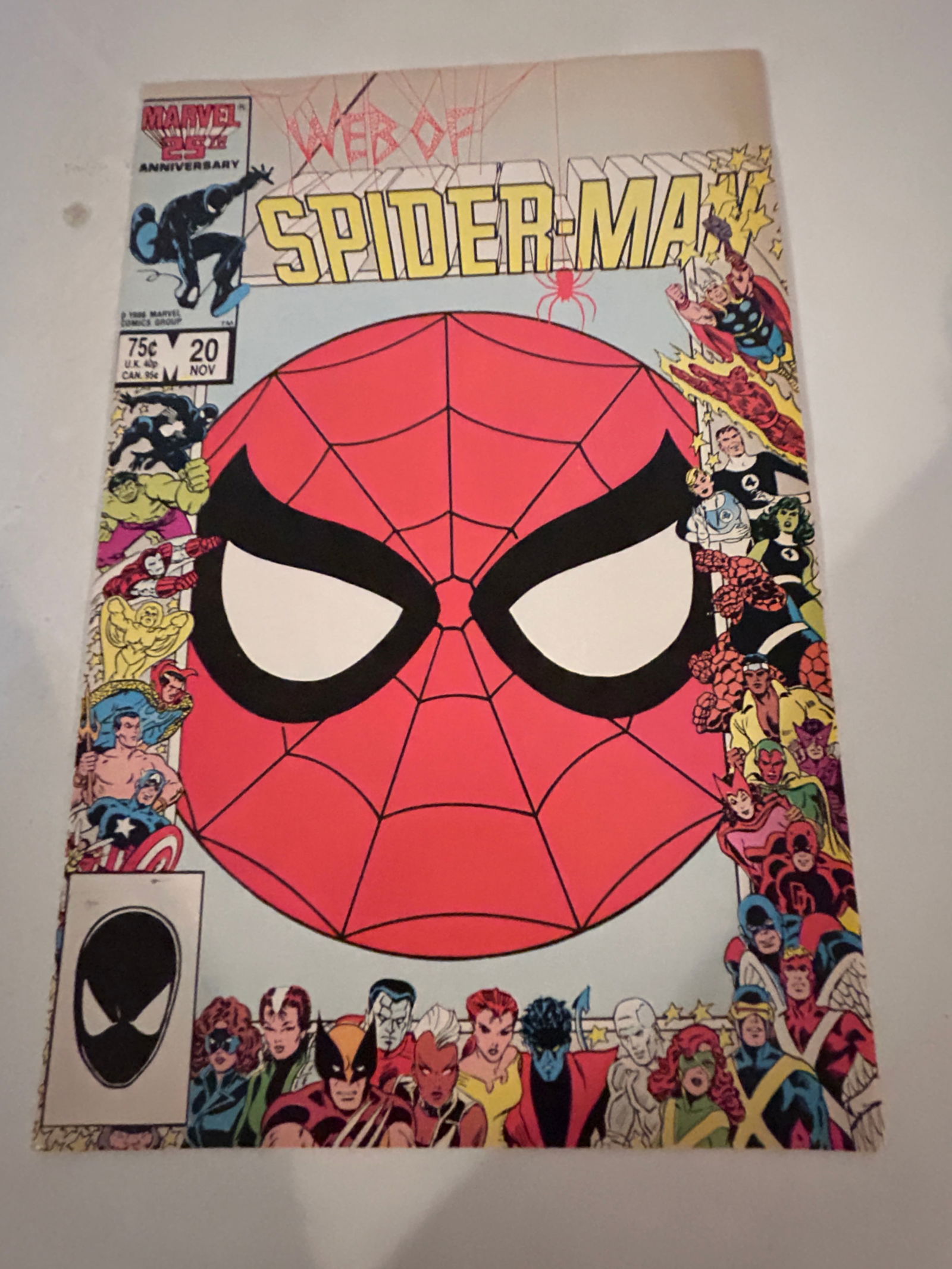 Vintage Comic Book Web of Spider-Man # 20 (1 of 2)