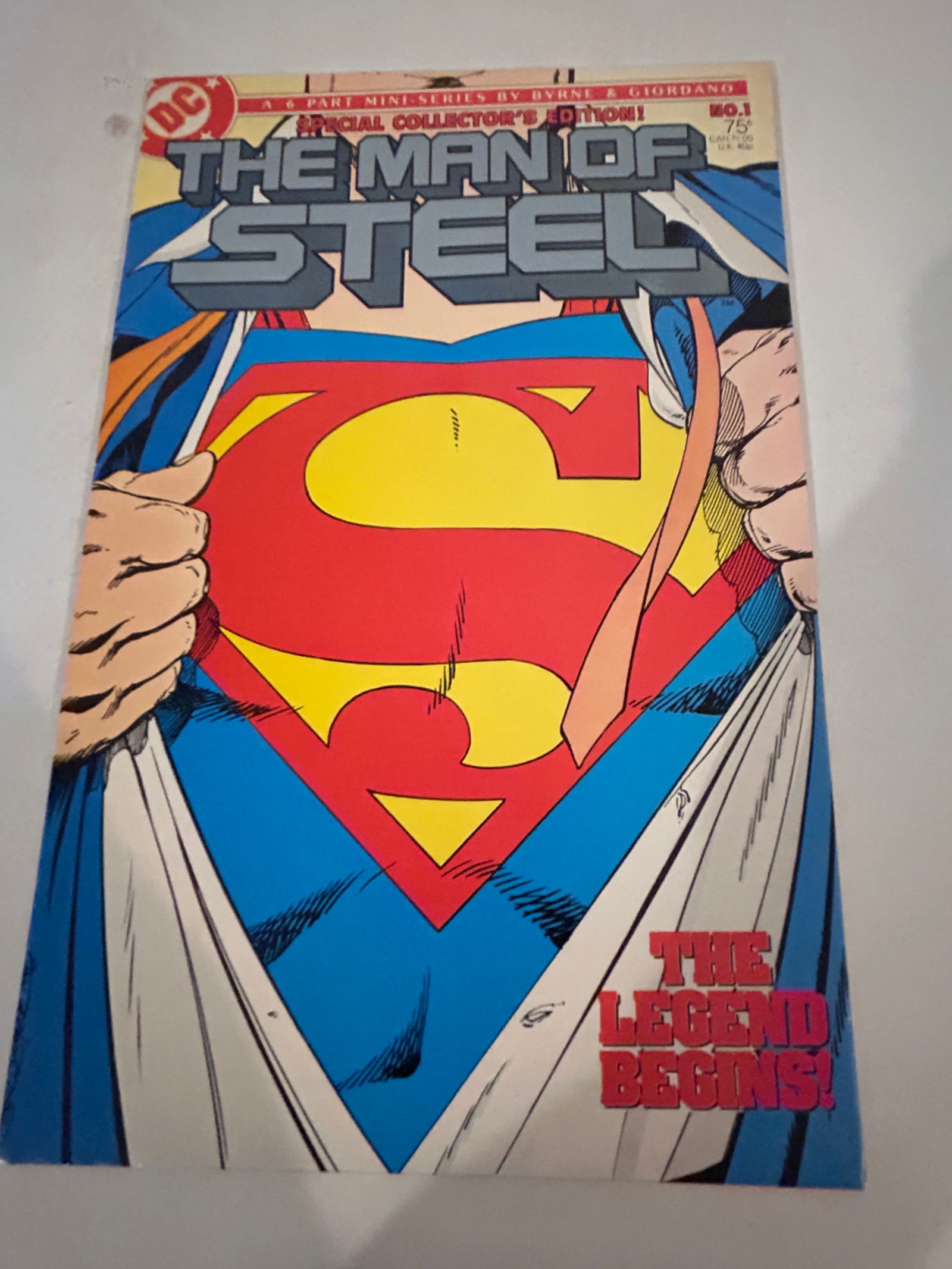 Vintage Comic Book the Man of Steel # 1 (1 of 2)