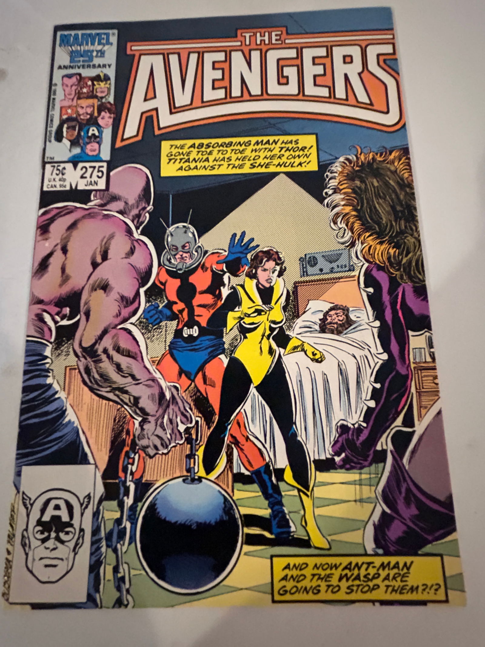 Vintage Comic Book the Avengers # 275 (1 of 2)