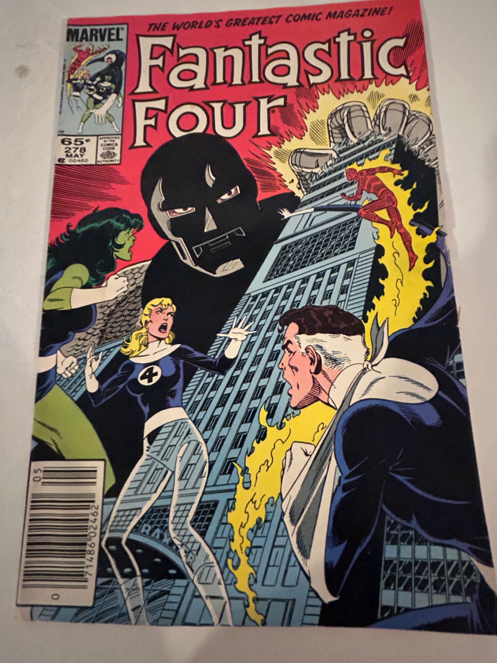 Vintage Comic Book the Fantastic Four # 278 (1 of 2)