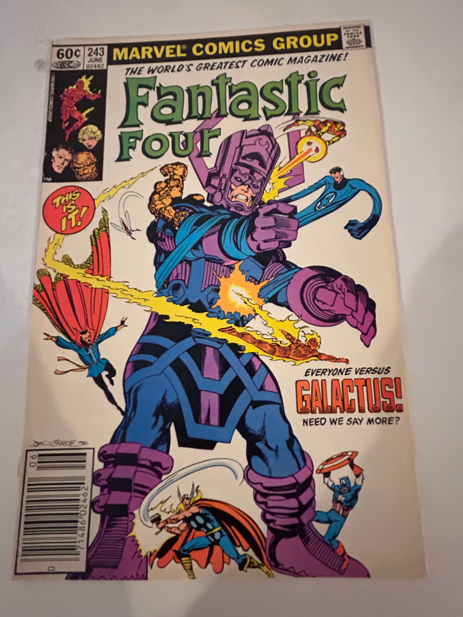 Vintage Comic Book the Fantastic Four # 243 (1 of 2)