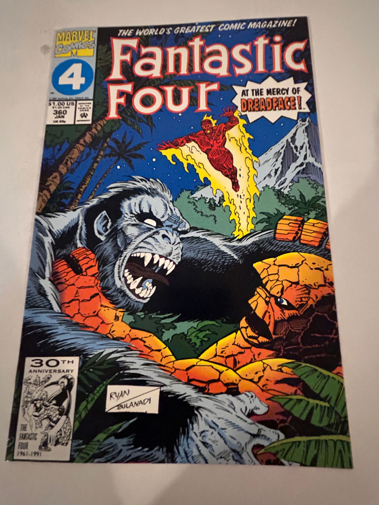 Vintage Comic Book the Fantastic Four # 360 (1 of 2)