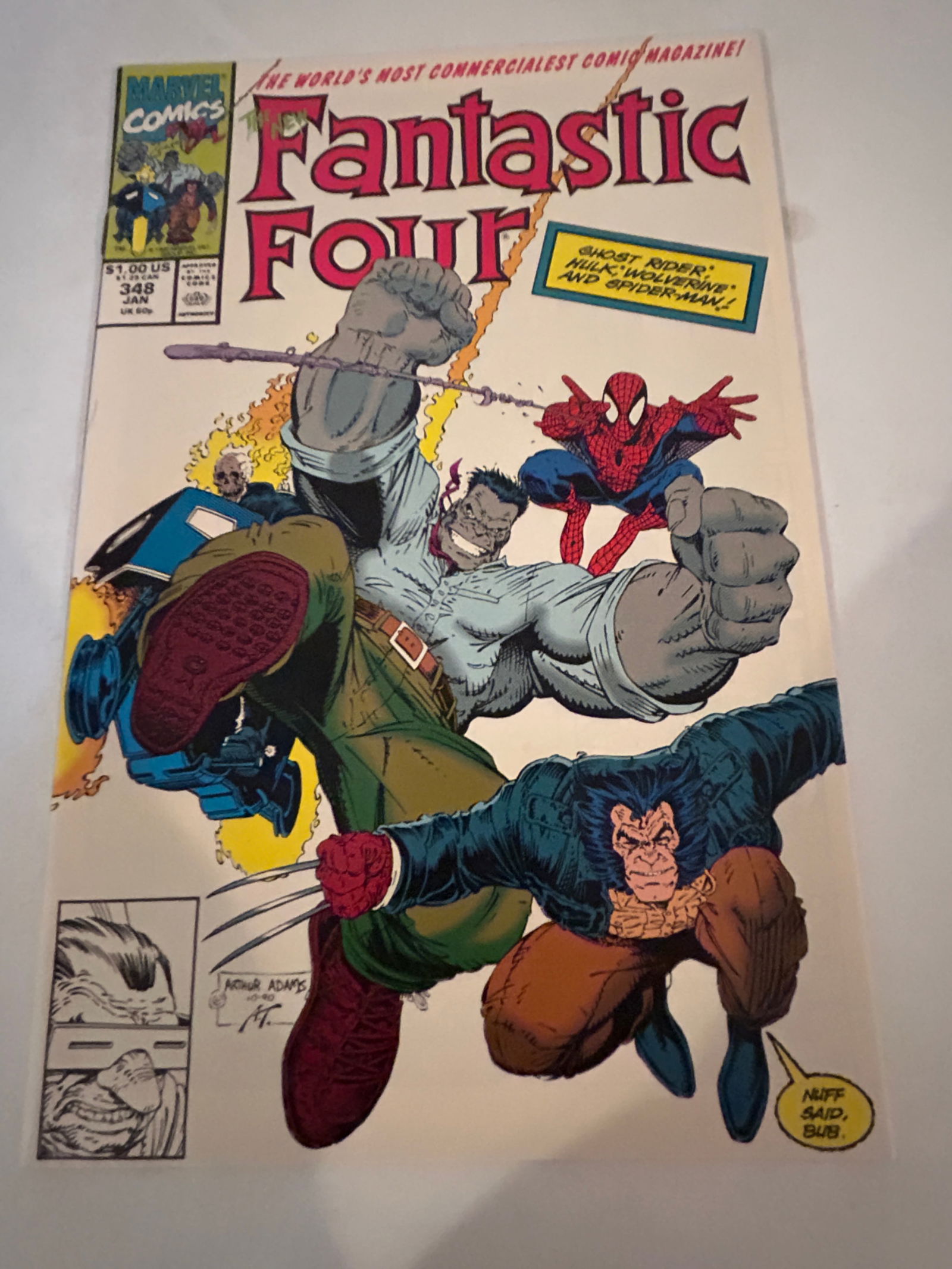 Vintage Comic Book the Fantastic Four # 348: Vintage Comic Book the Fantastic Four # 348 Please view all photos as they are part of the description and condition of this Item, Feel free to contact me with questions or picture requests! Used Item