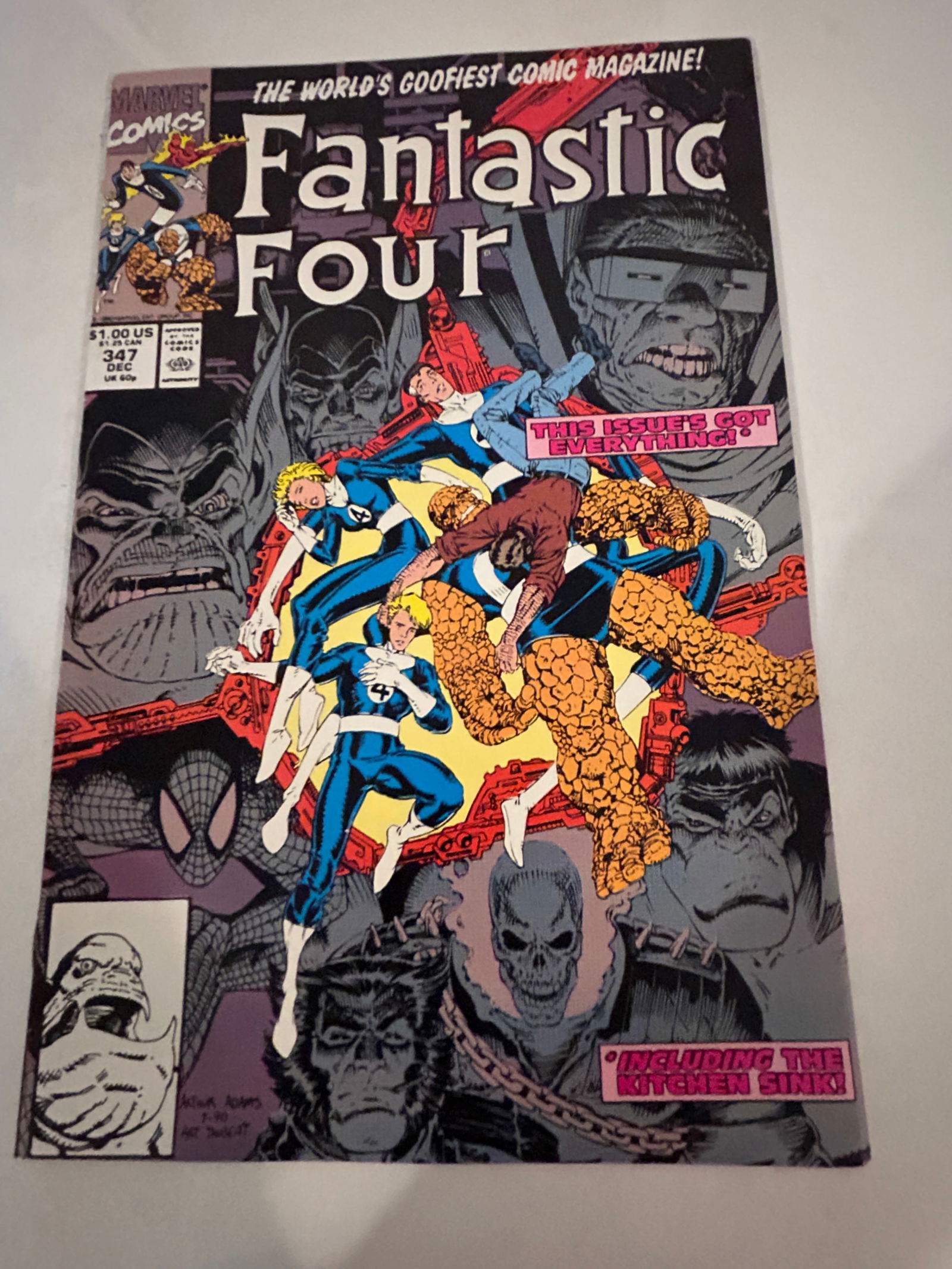 Vintage Comic Book the Fantastic Four # 347 (1 of 2)