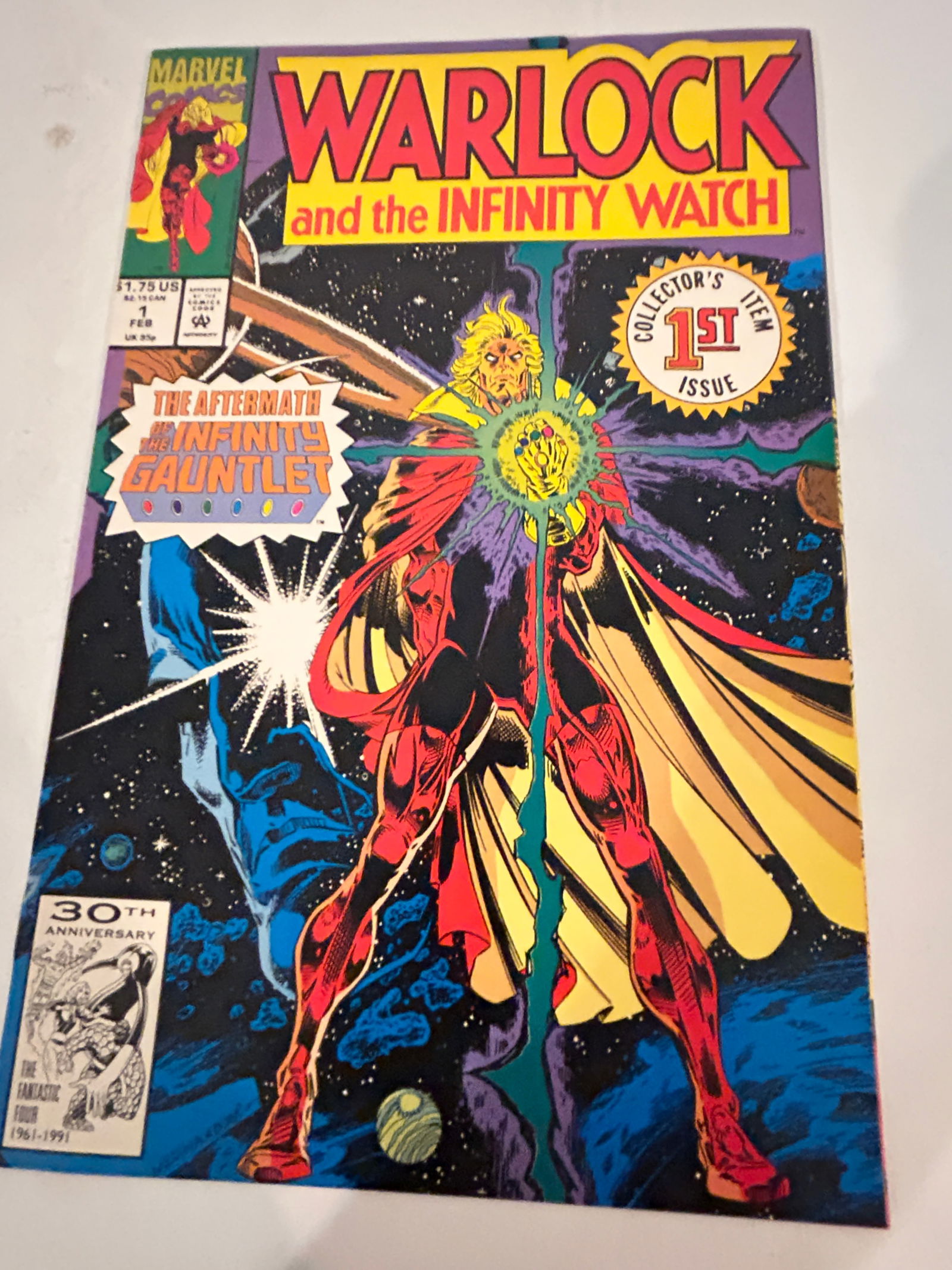 Vintage Comic Book Warlock & the Infinity Watch # 1 (1 of 2)