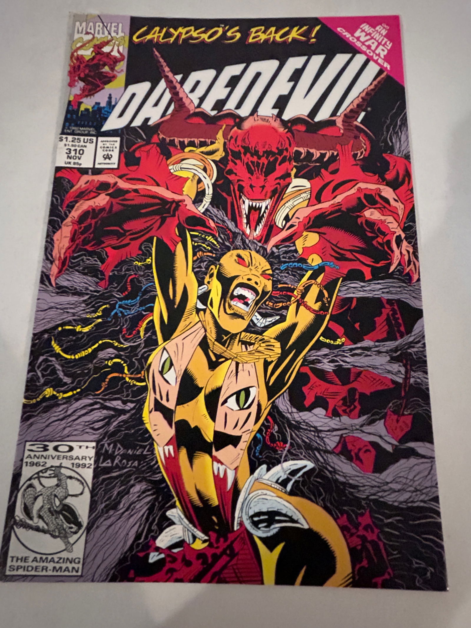 Vintage Comic Book Daredevil # 310 (1 of 2)