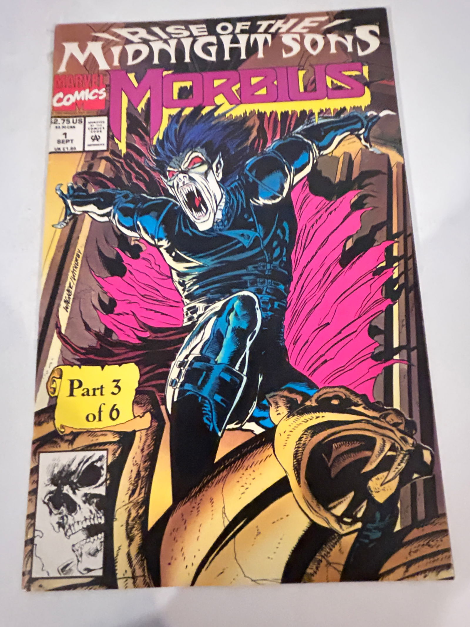 Vintage Comic Book Midnight Sons Morbius # 1 (1 of 2)