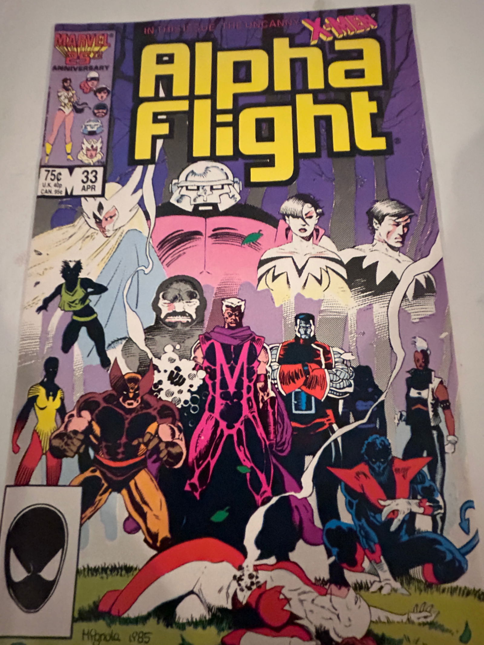 Vintage Comic Book Alpha Flight # 33 (1 of 2)