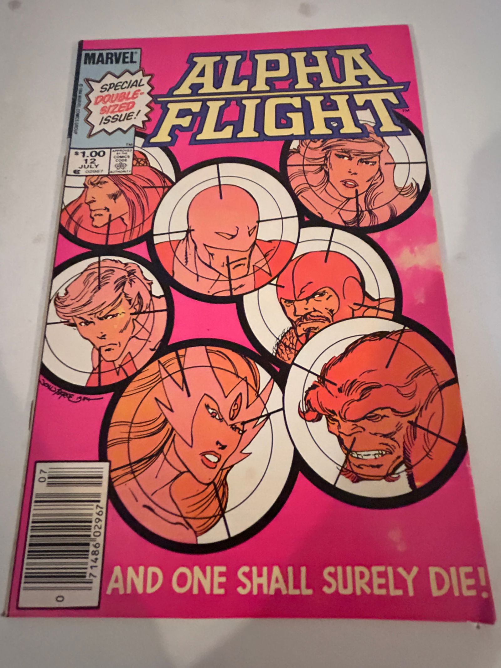 Vintage Comic Book Alpha Flight # 12 Double (1 of 2)