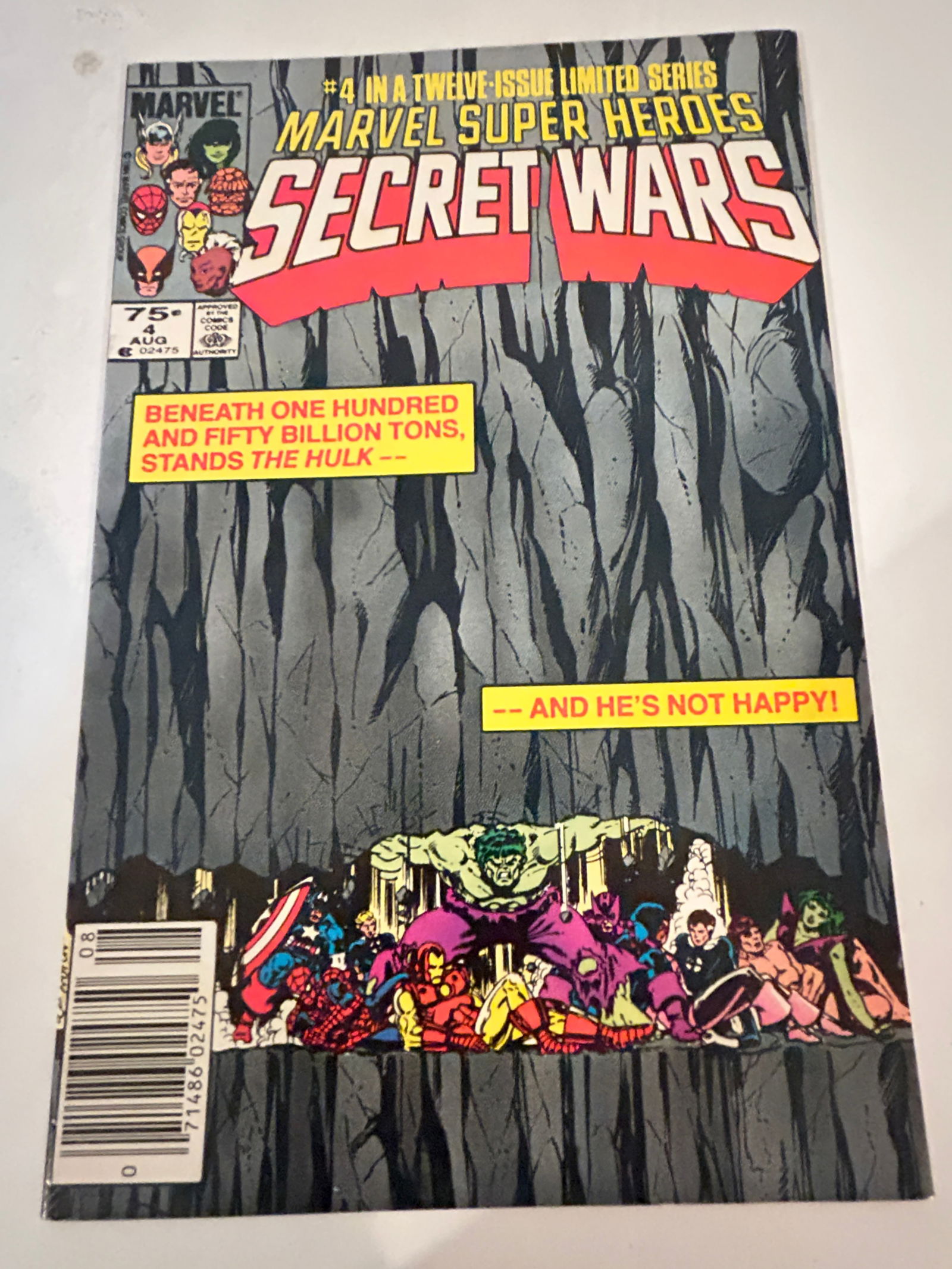 Vintage Comic Book Secret Wars # 4 (1 of 2)