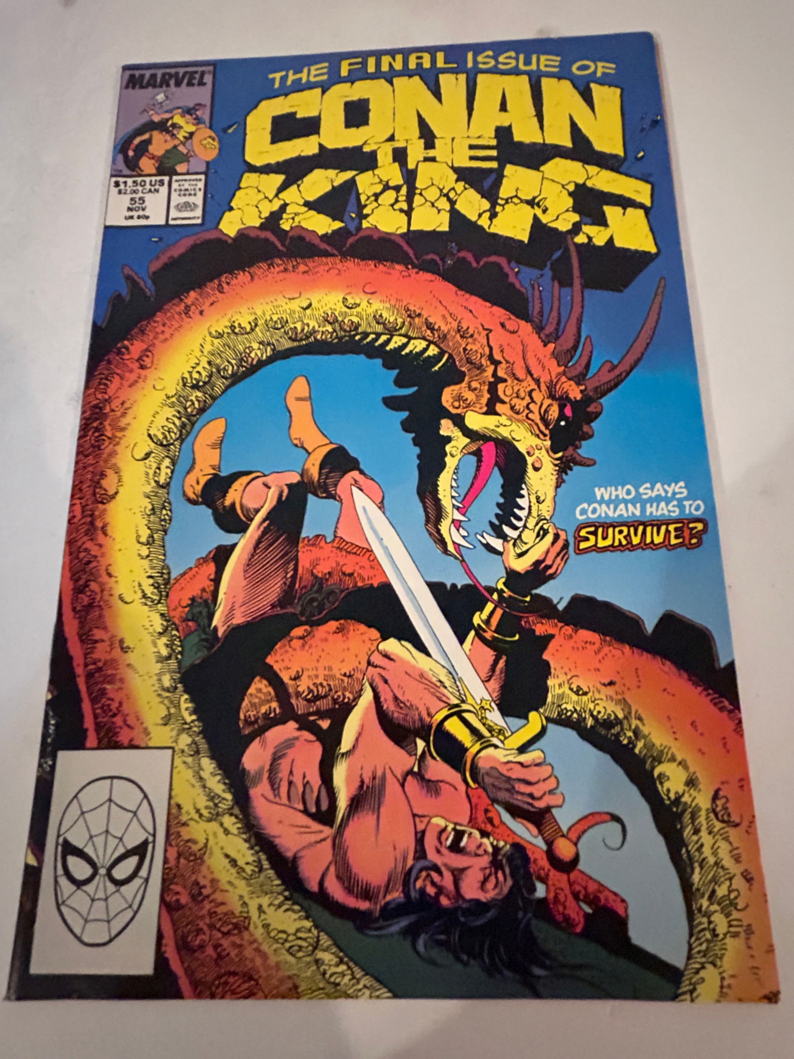 Vintage Comic Book Conan the King # 55 (1 of 2)