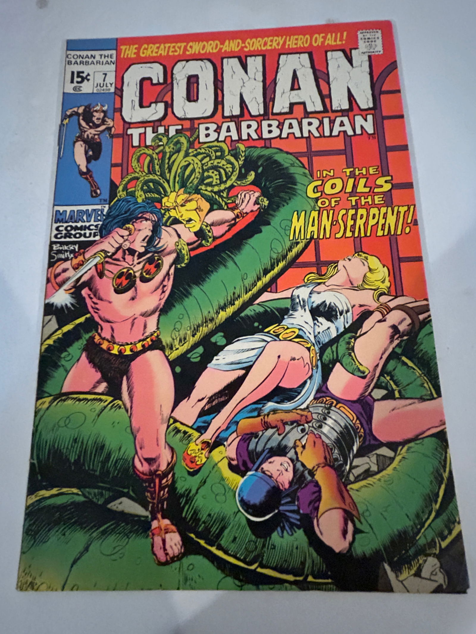 Vintage Comic Book Conan the Barbarian # 7 (1 of 2)