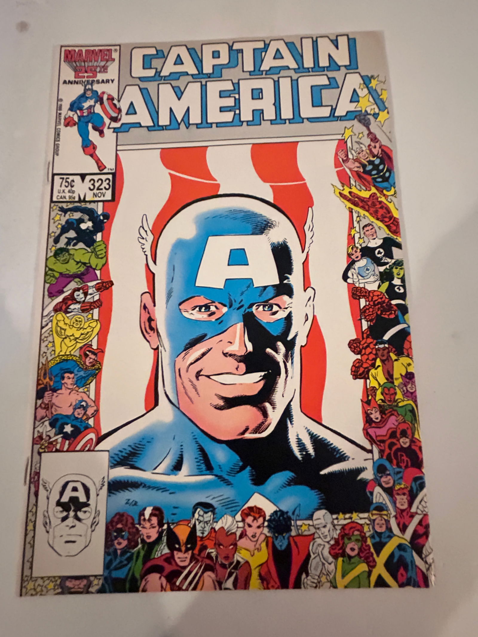 Vintage Comic Book Captain America # 323 (1 of 2)