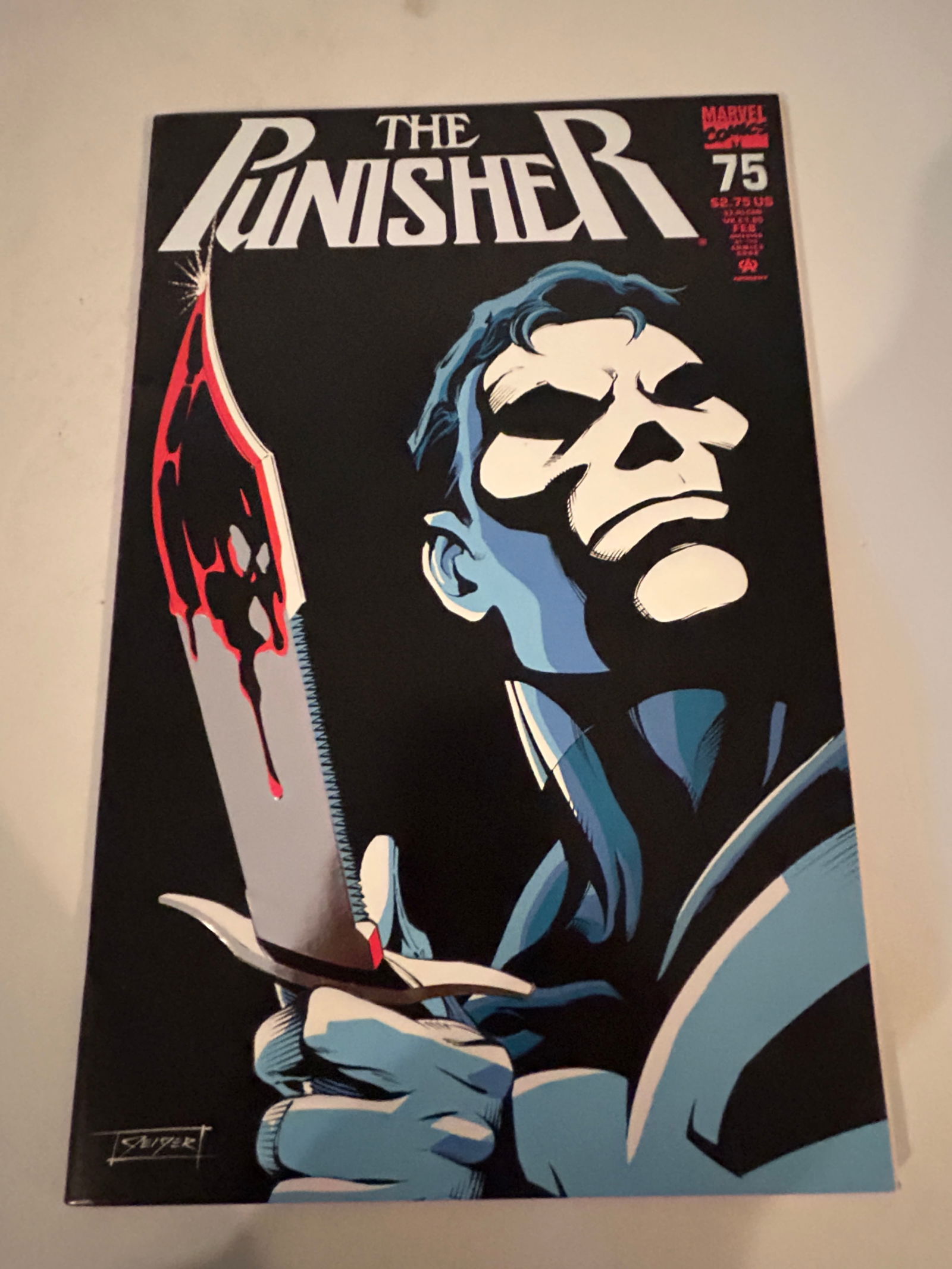 Vintage Comic Book Punisher # 75 (1 of 2)